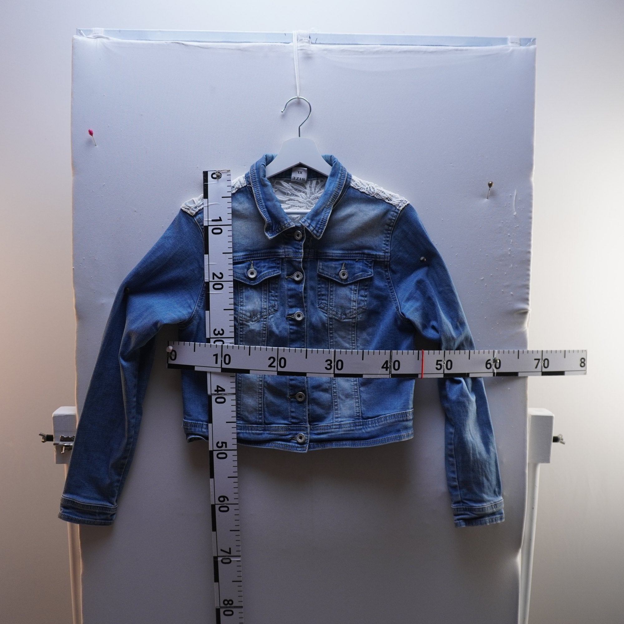 Cazadora Vaquera Italian Style para Mujer Usada - Azul, XL