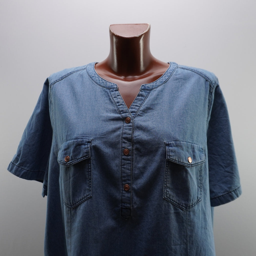 Camisa Ulla Popken para Mujer Usada - Azul, XXXL