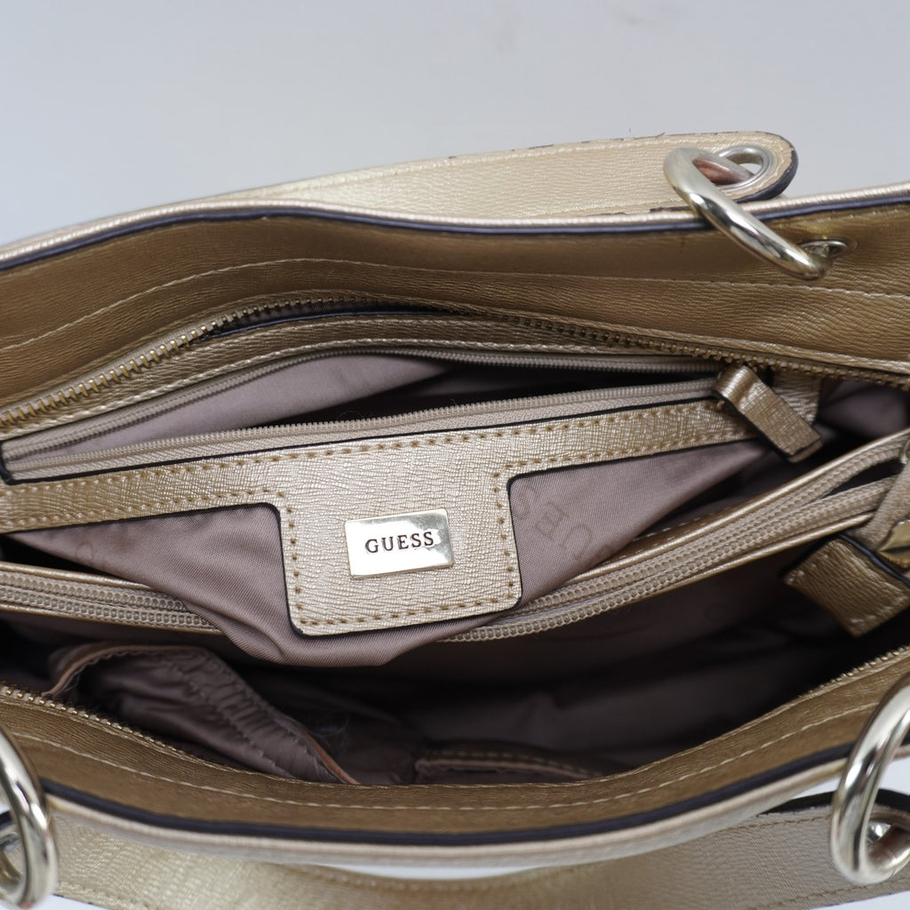 Bolso Baguette Guess para Mujer Usado - Dorado, Muy Buen Estado