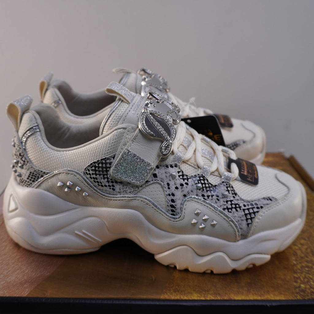 Zapatillas Skechers para Mujer Usadas - Gris, Talla 37