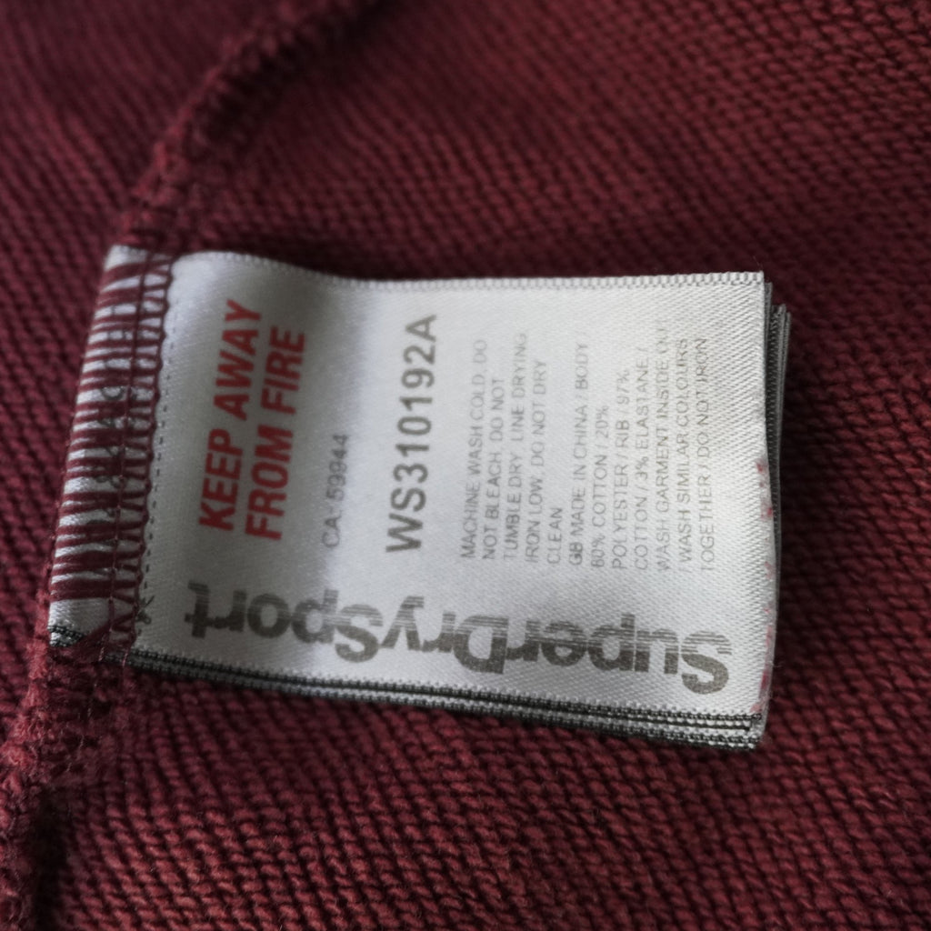 Sudadera con Capucha Superdry para Mujer Usada - Roja, L