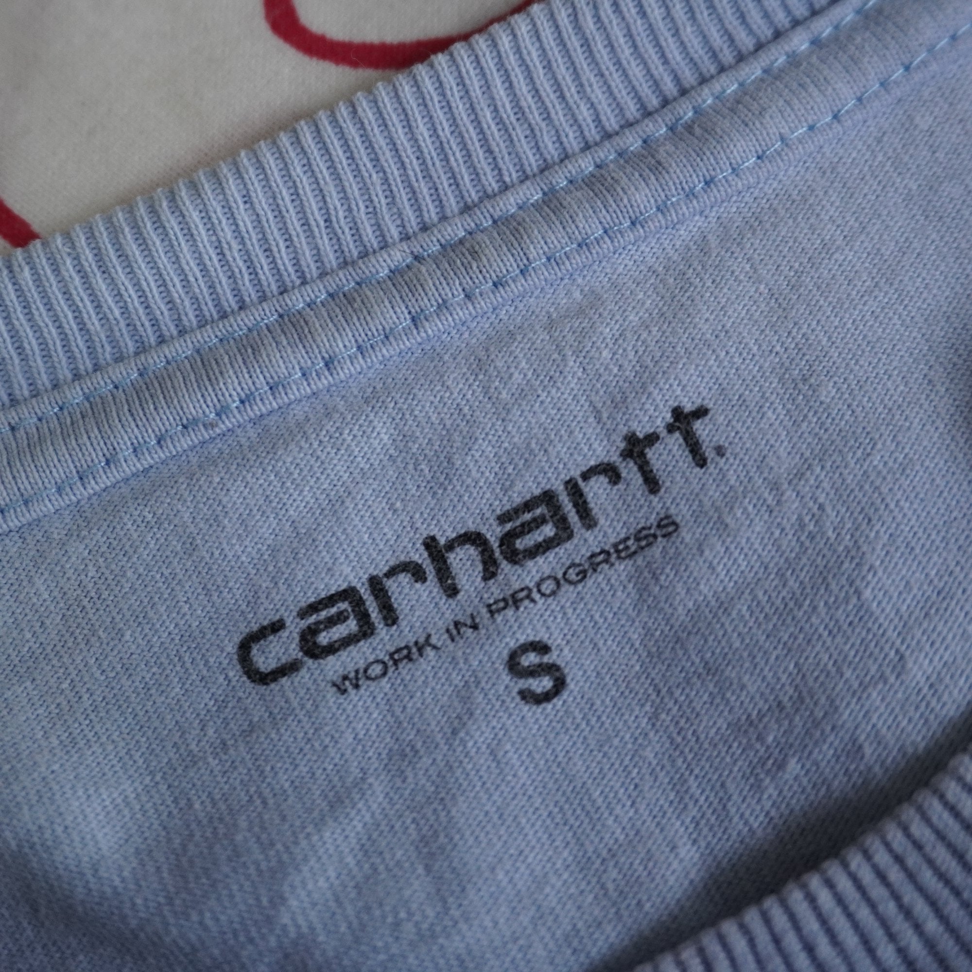 Camiseta de Manga Corta Carhartt para Hombre - Azul, S (Usada en Muy Buen Estado)