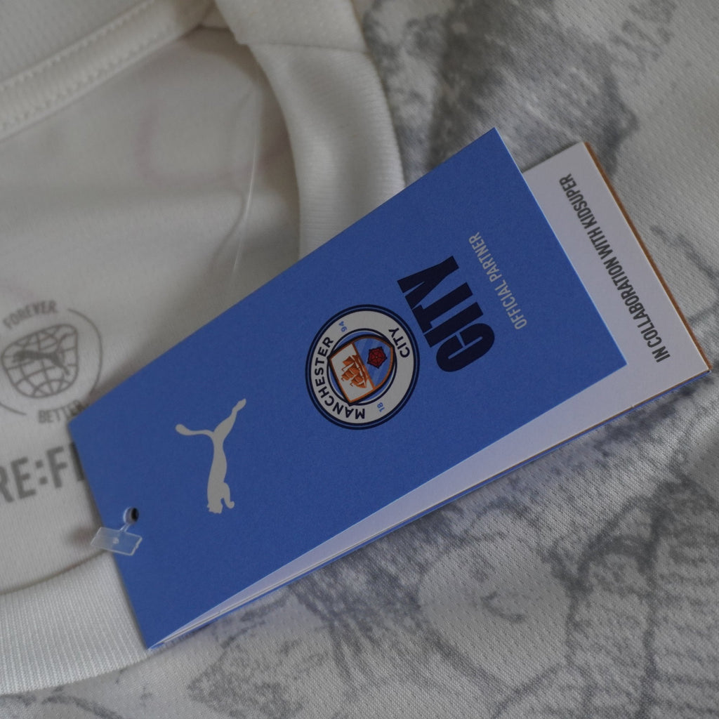 Camiseta de Manga Corta Puma Manchester para Otros - Blanca, Talla 164, Usada en Buen Estado