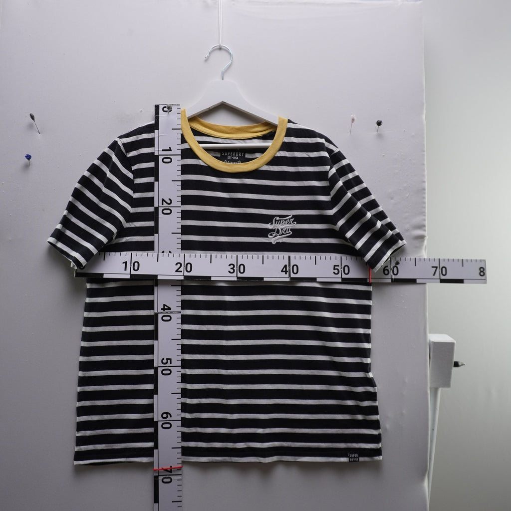 Camiseta de Manga Corta Superdry para Mujer Usada - Blanca, XL