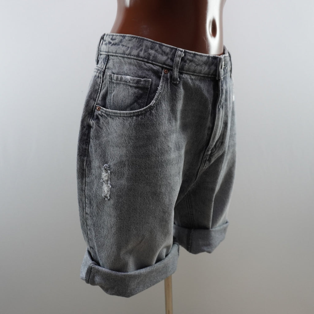 Pantalones Cortos Vaqueros Amisu para Mujer Usados - Gris, XXL