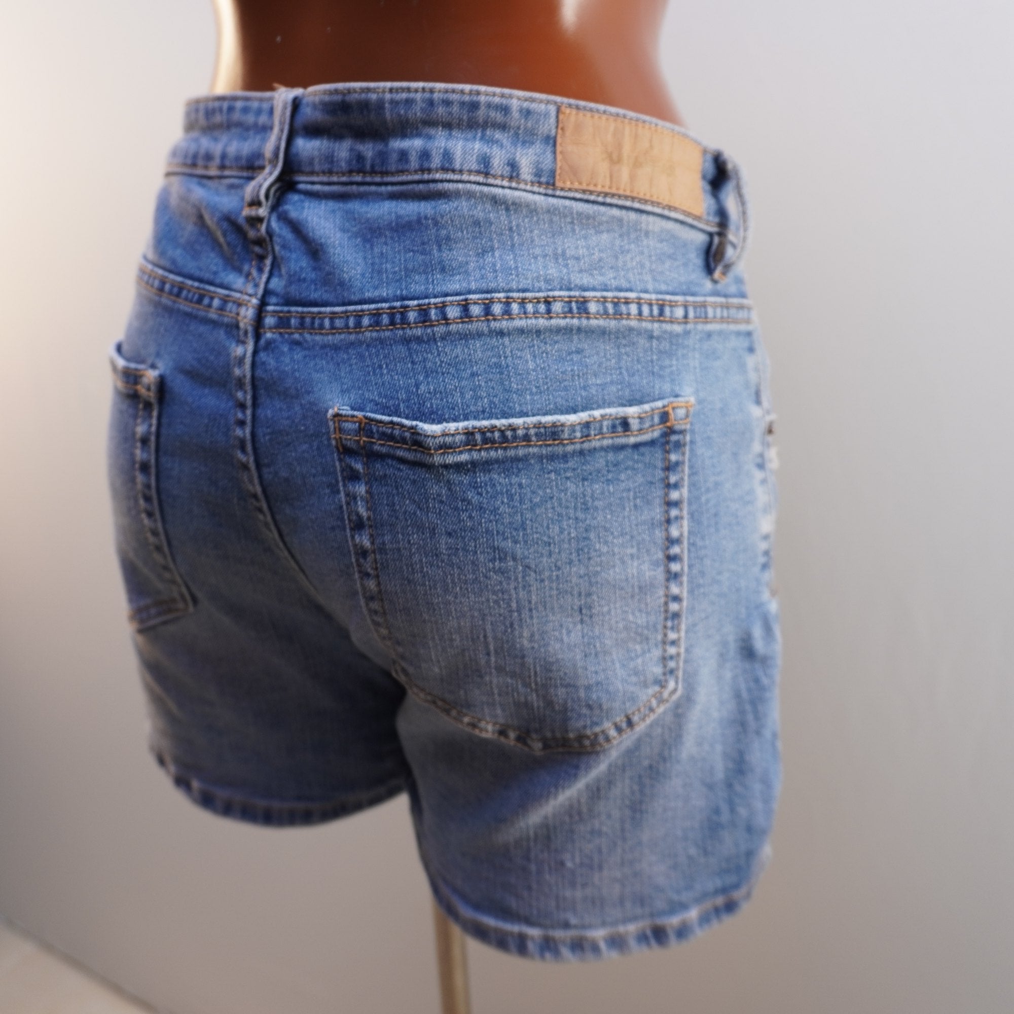 Pantalones Cortos Vaqueros Pull & Bear para Mujer Usados - Azul, XL