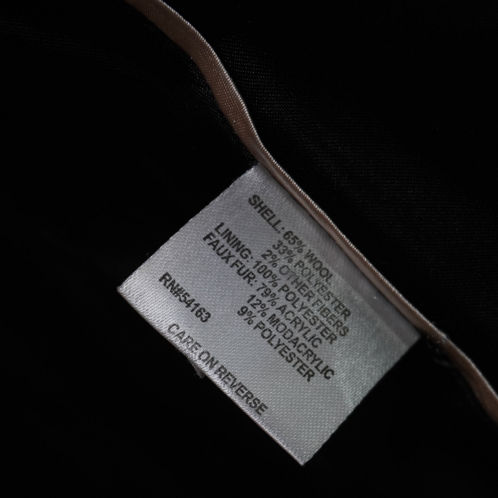 Sobretodo Calvin Klein para Mujer Usado - Negro, Pequeño (S)