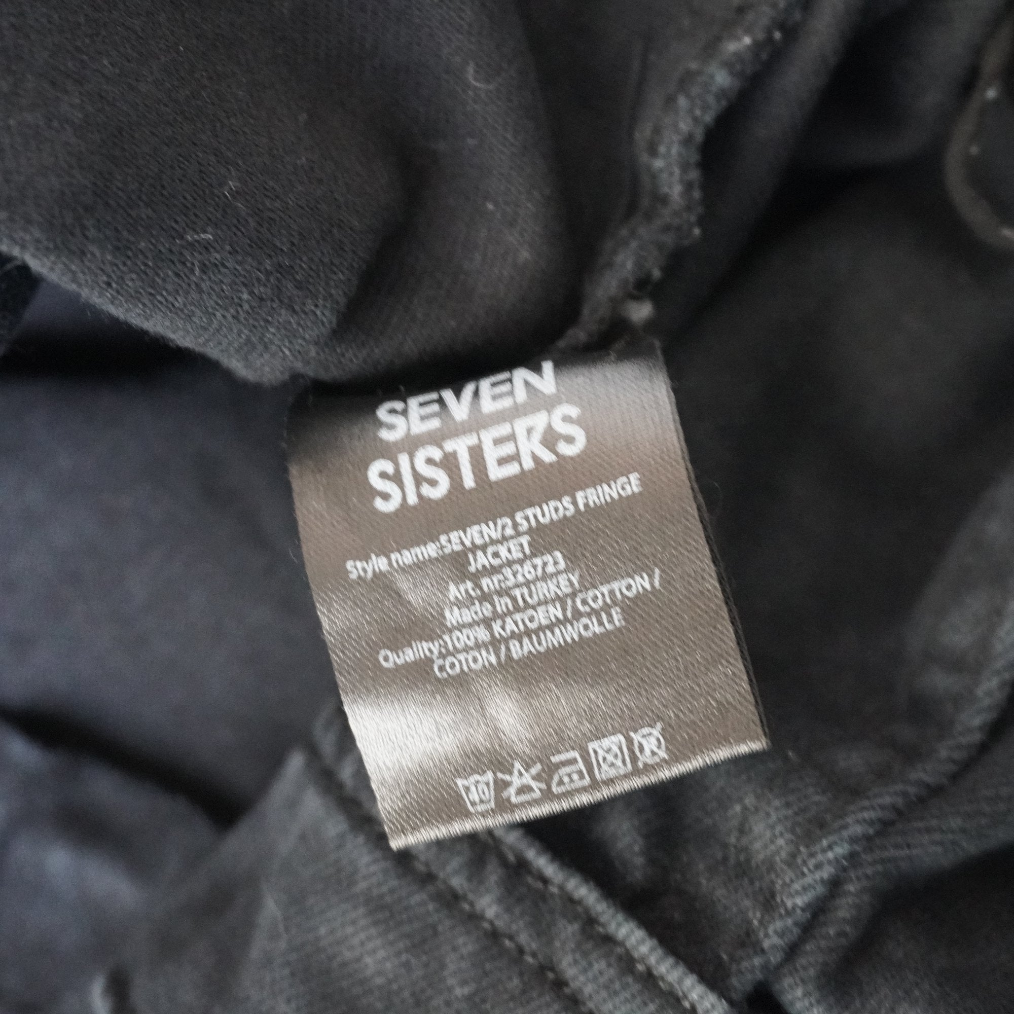 Cazadora Vaquera Seven Sisters para Mujer Usada - Negra, S