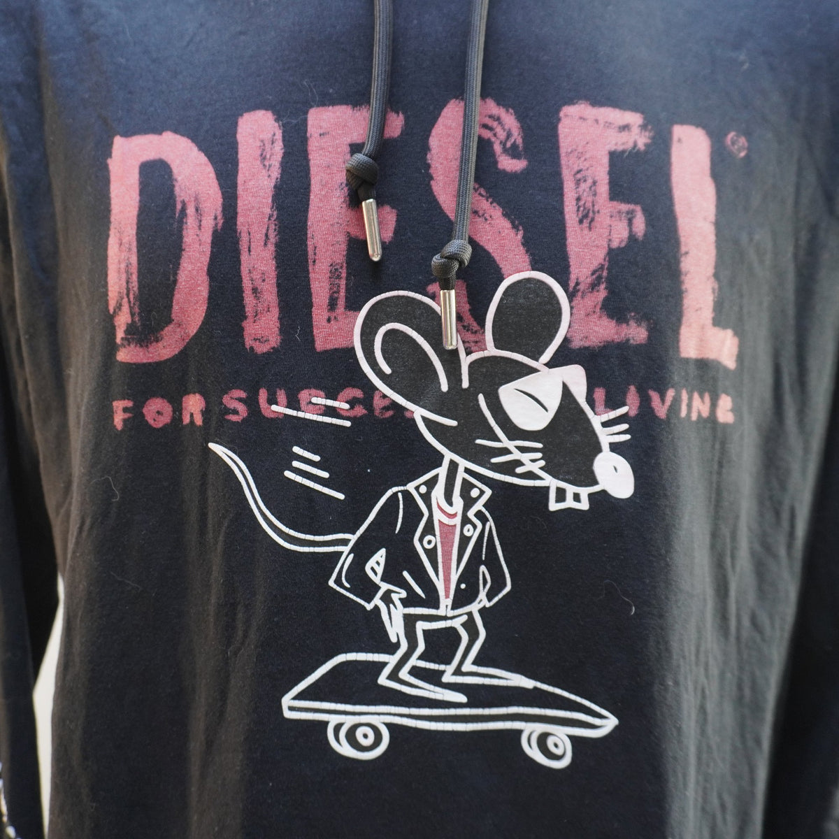 Sudadera con Capucha Diesel para Hombre Usada - Negra, L