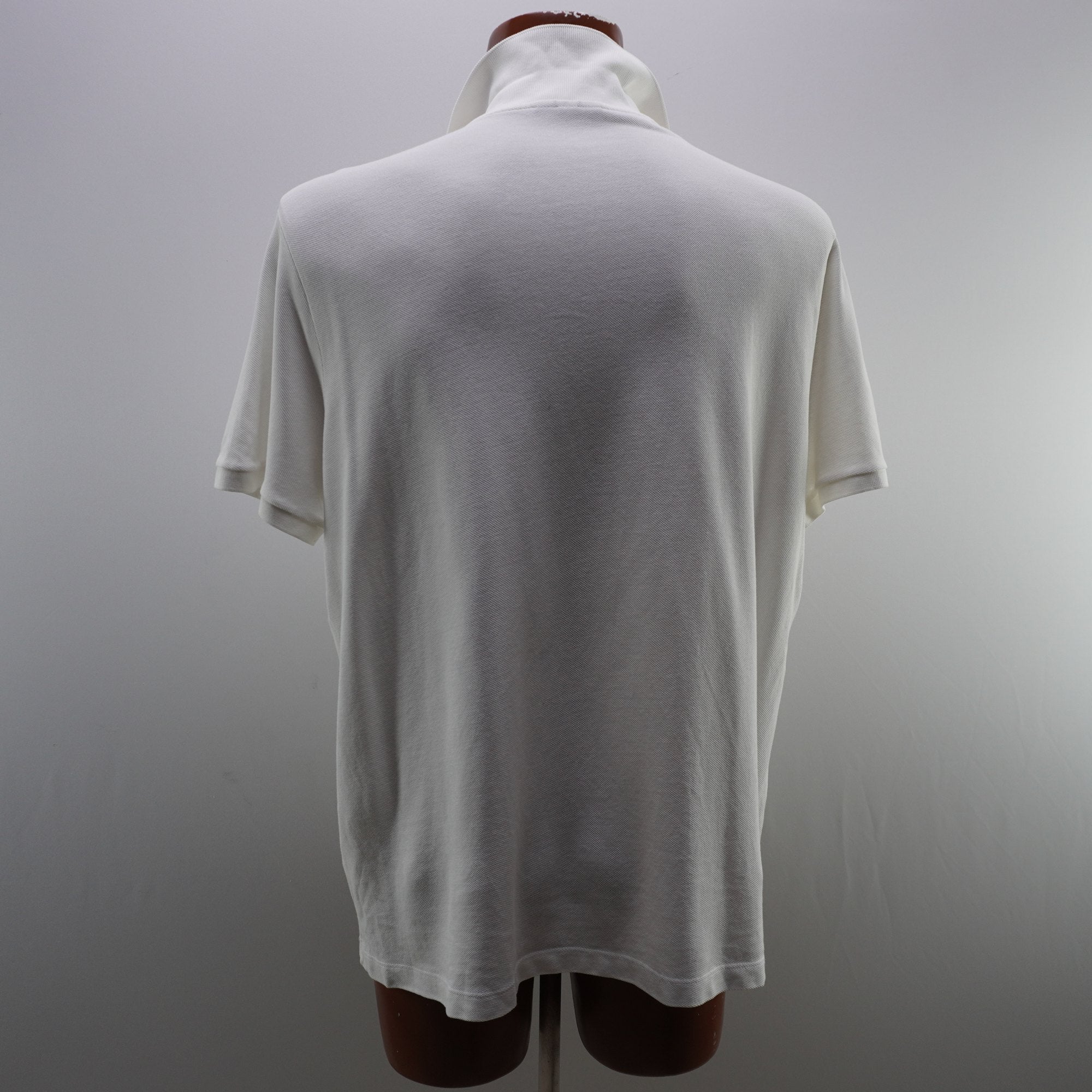 Camiseta Lacoste para Hombre Usada - Blanca, XXL