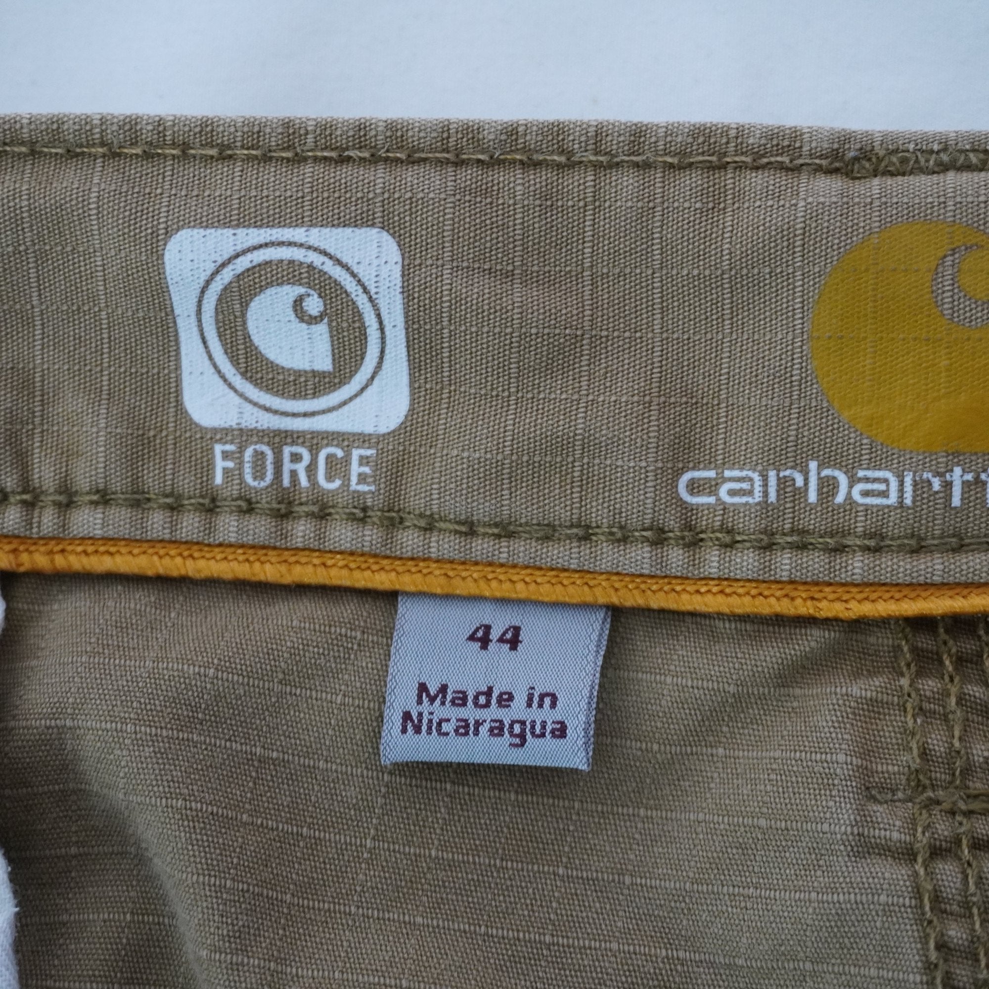 Pantalones Cortos Vaqueros Carhatt para Hombre Usados - Beige, XXL