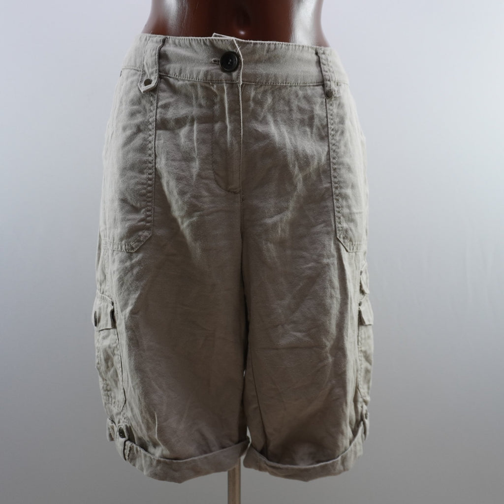 Pantalones Cortos Vaqueros Yessica para Mujer Usados - Beige, L