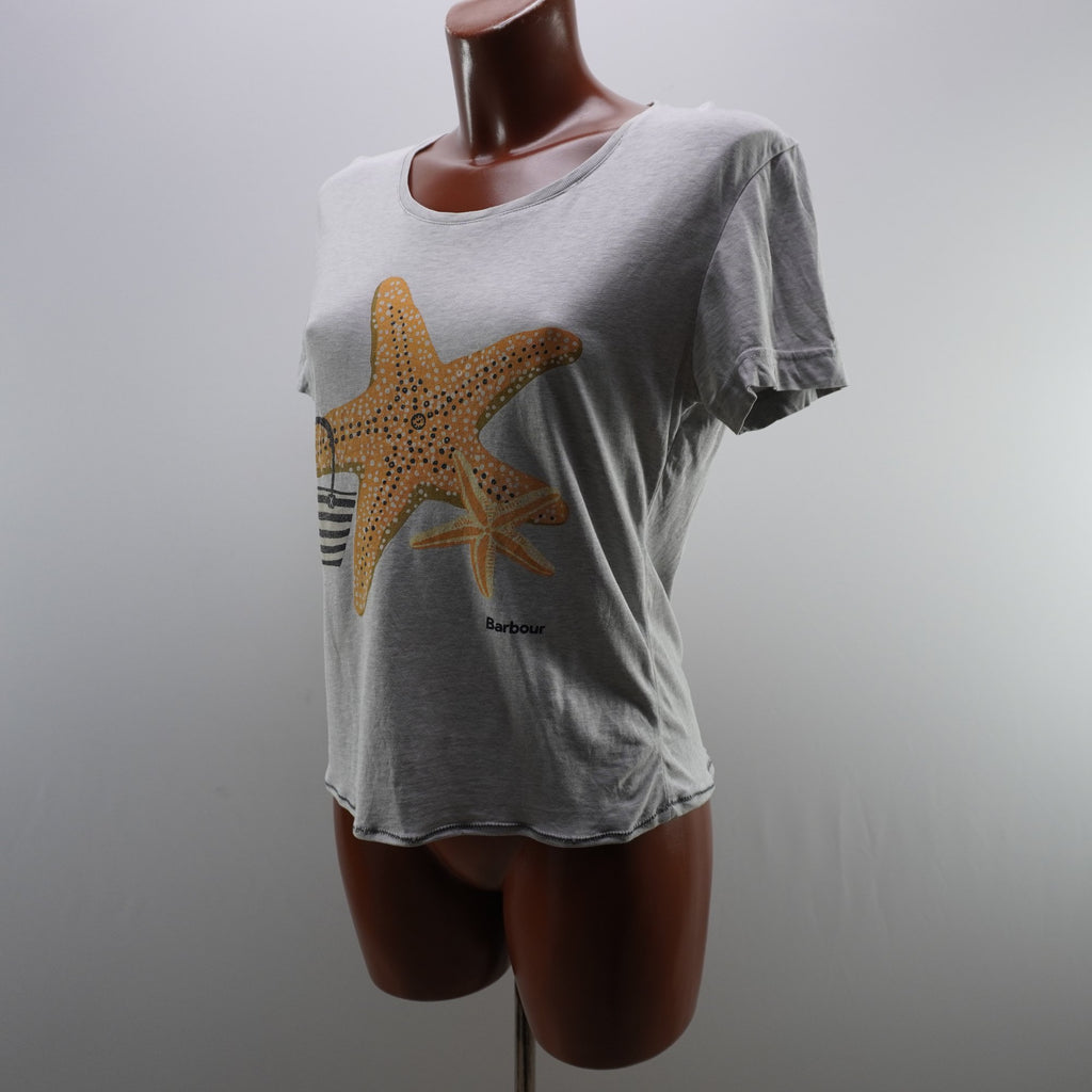 Camiseta Barbour para Mujer Usada - Gris, M