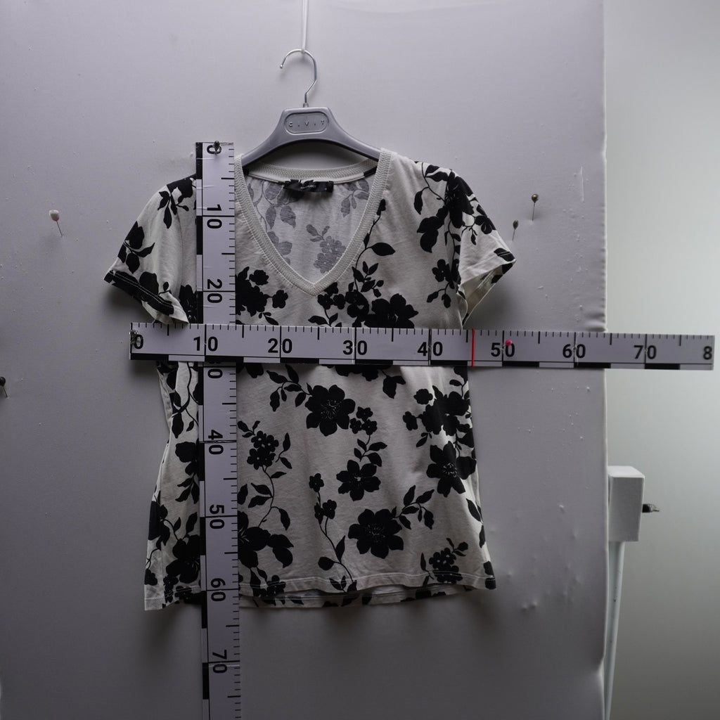 Camiseta de Manga Corta Hall Hubber para Mujer - Blanco, M (Usada en muy buen estado)