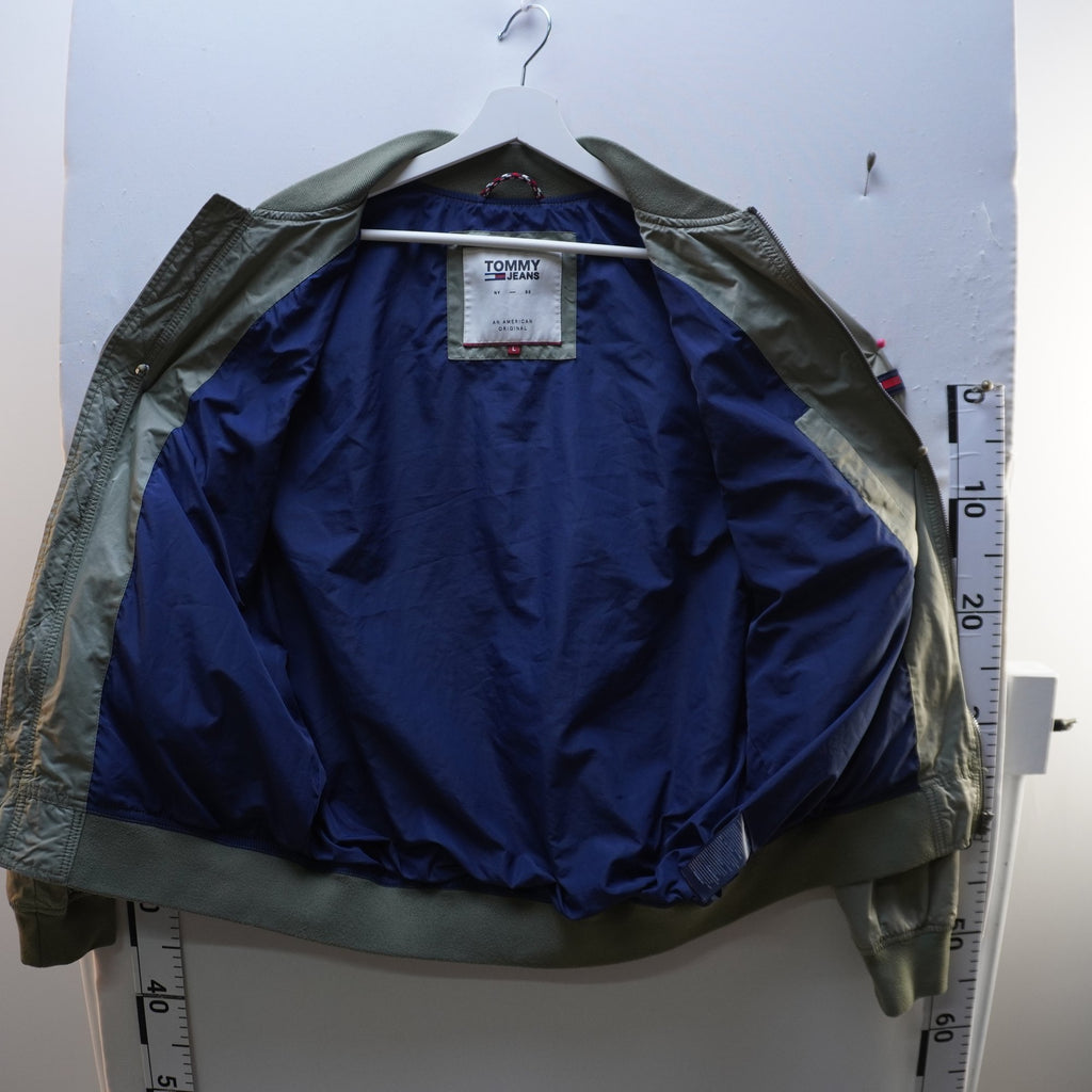 Chaqueta Bomber Tommy Hilfiger para Hombre Usada - Verde, L