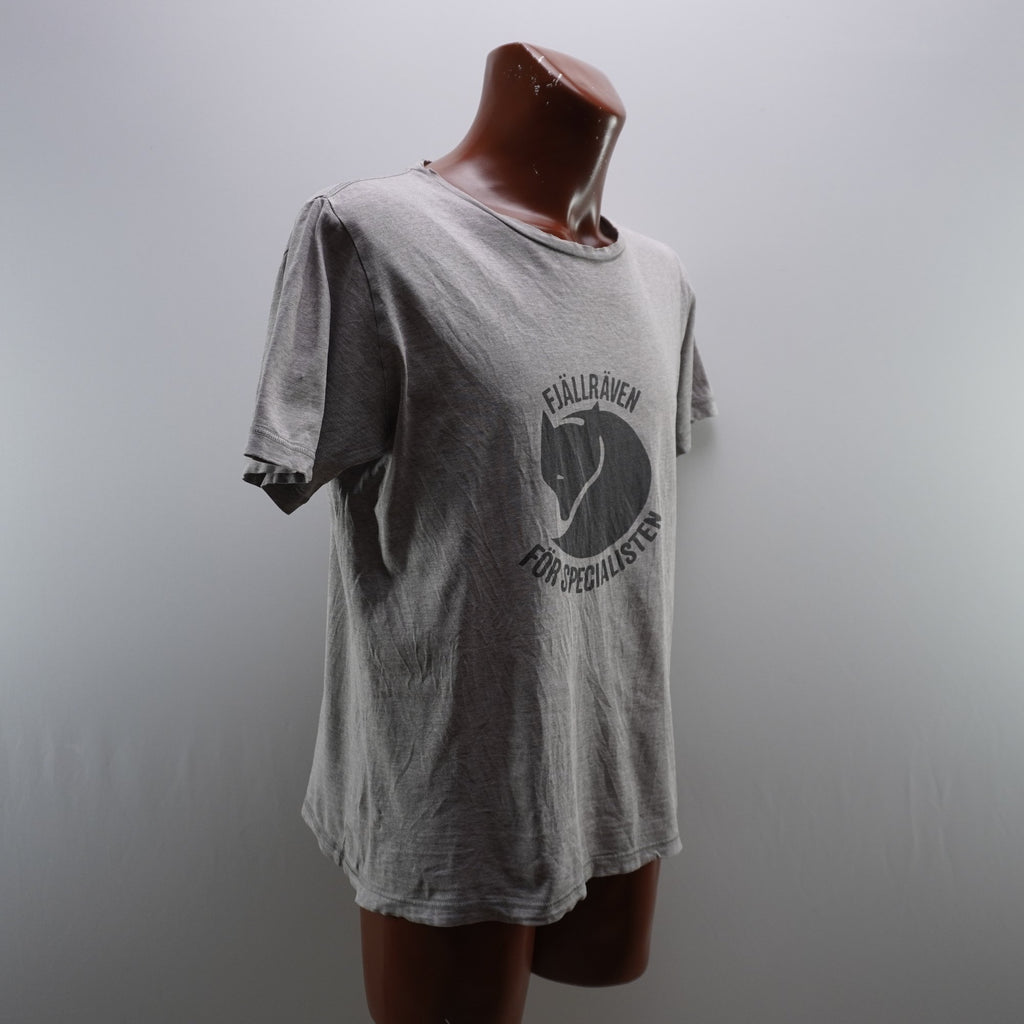 Camiseta de Manga Corta Fjallraven para Hombre Usada - Gris, XL