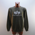 Sudadera con Capucha Alpha Industries para Hombre Usada - Verde, XL