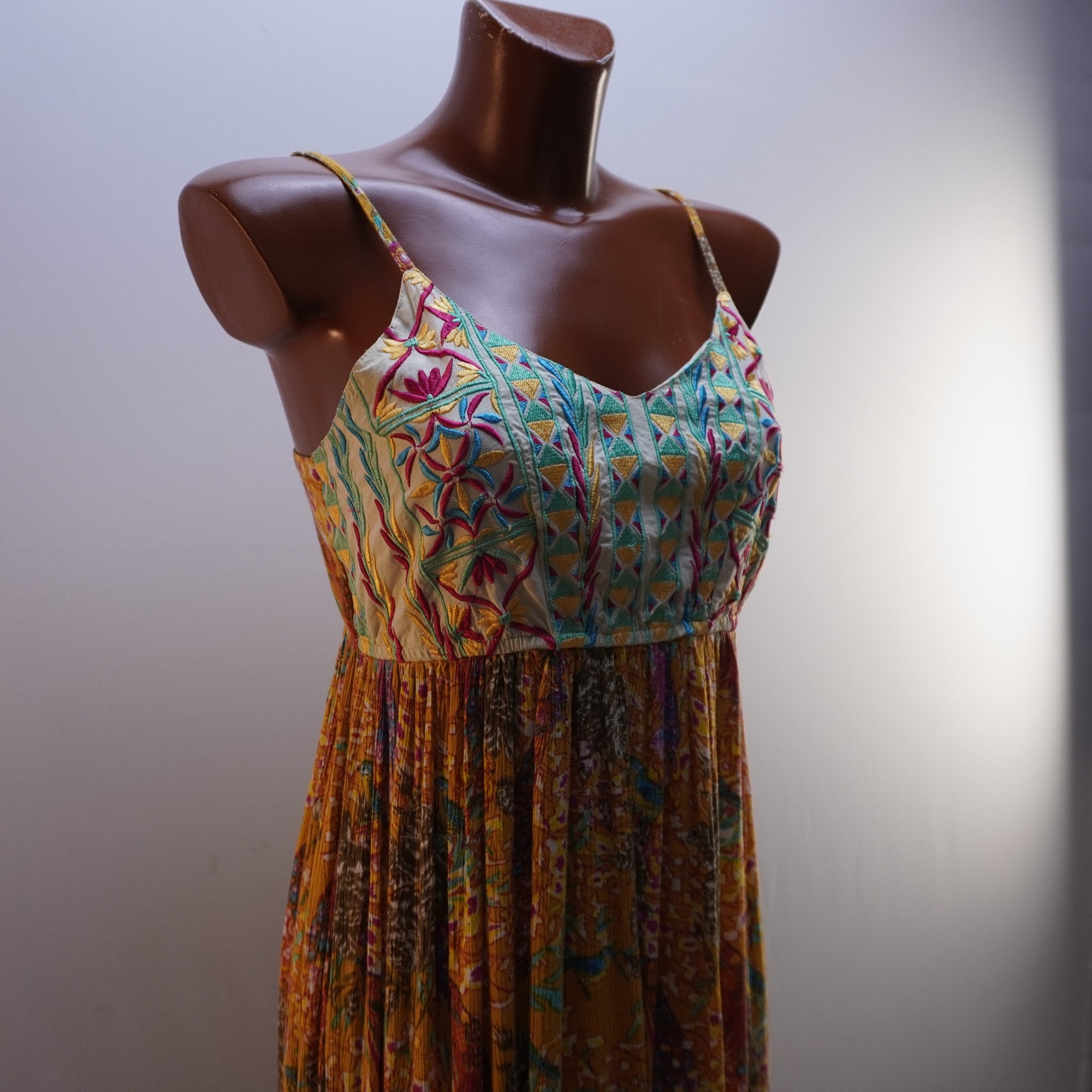 Vestido Raga para Mujer Usado - Multicolor, Pequeño (S)