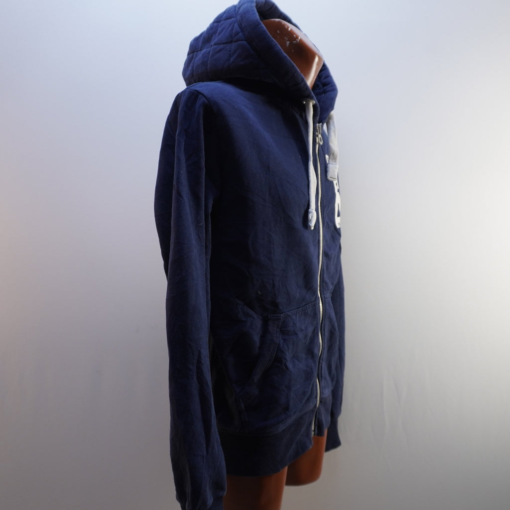 Sudadera con Capucha Superdry para Hombre Usada - Azul Marino, Mediano (M)