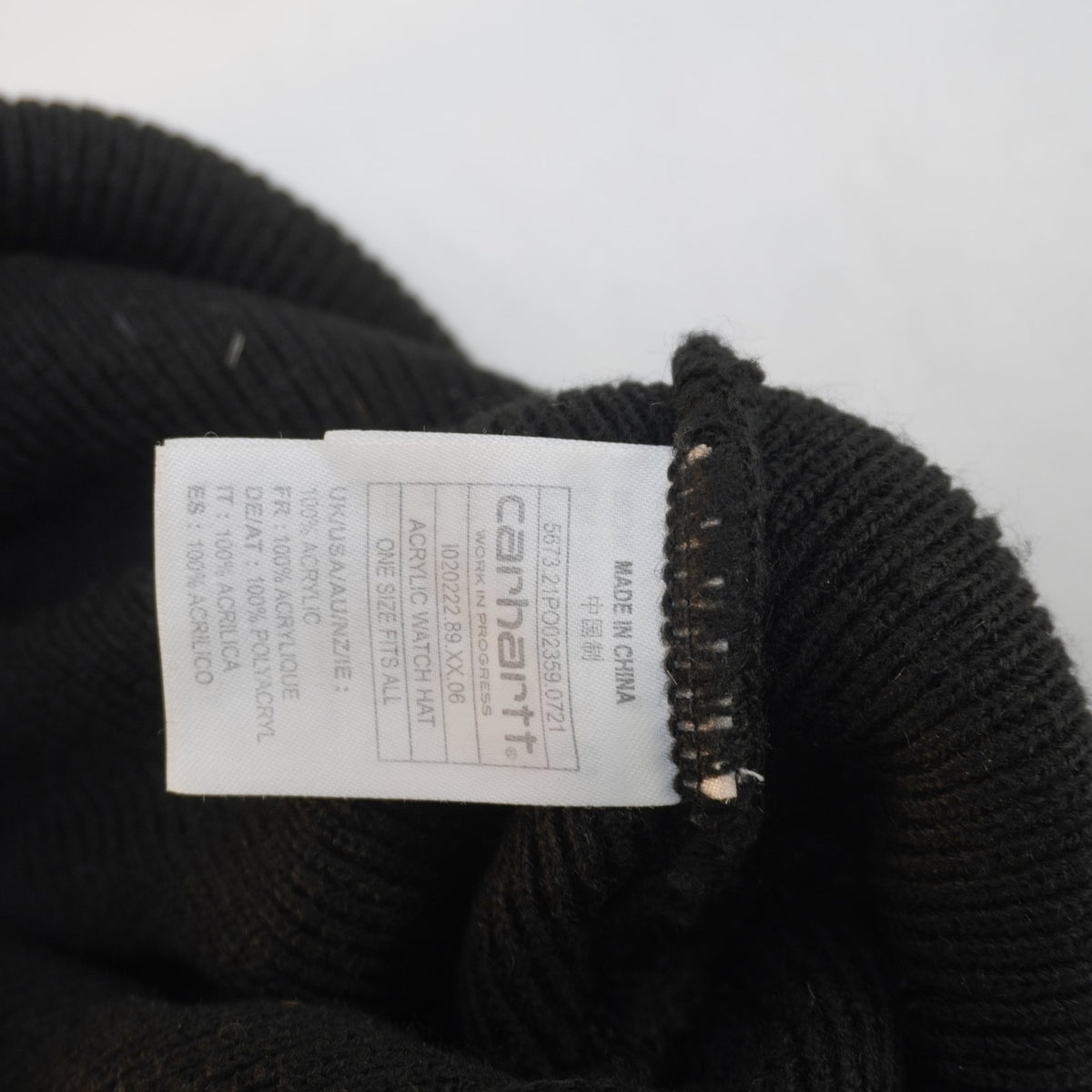 Gorro Carhartt para Hombre Usado - Negro