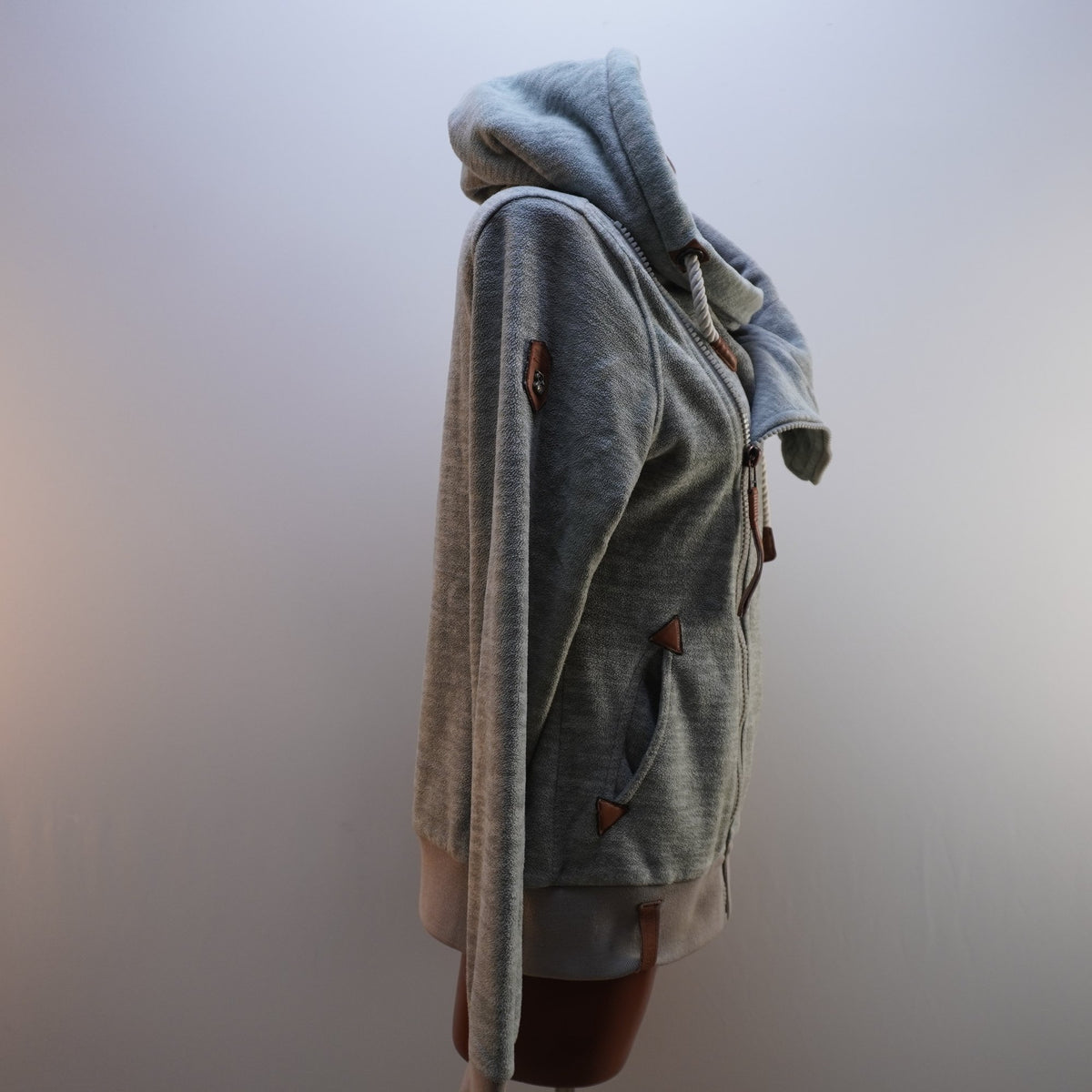 Sudadera con Capucha Naketano para Mujer Usada - Gris, L