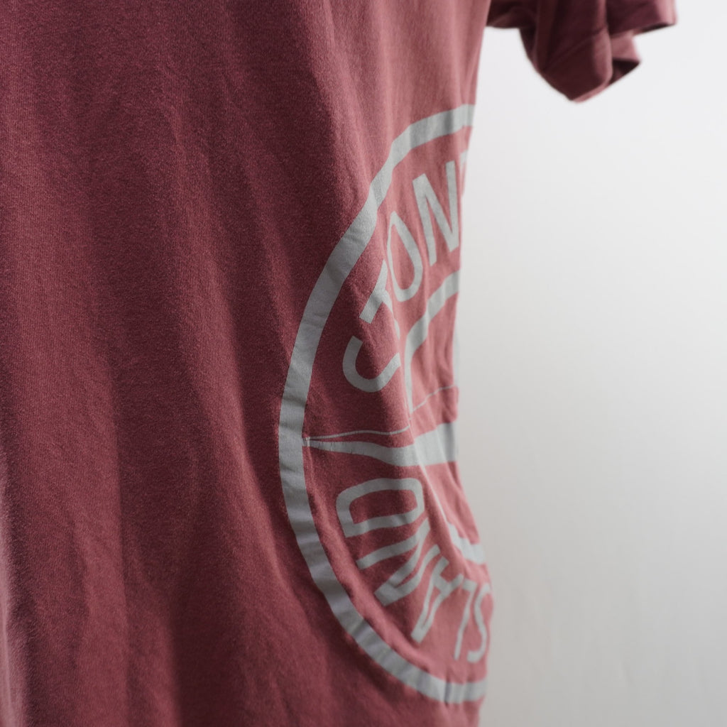 Camiseta de Manga Corta Stone Island para Hombre Usada - Roja, L