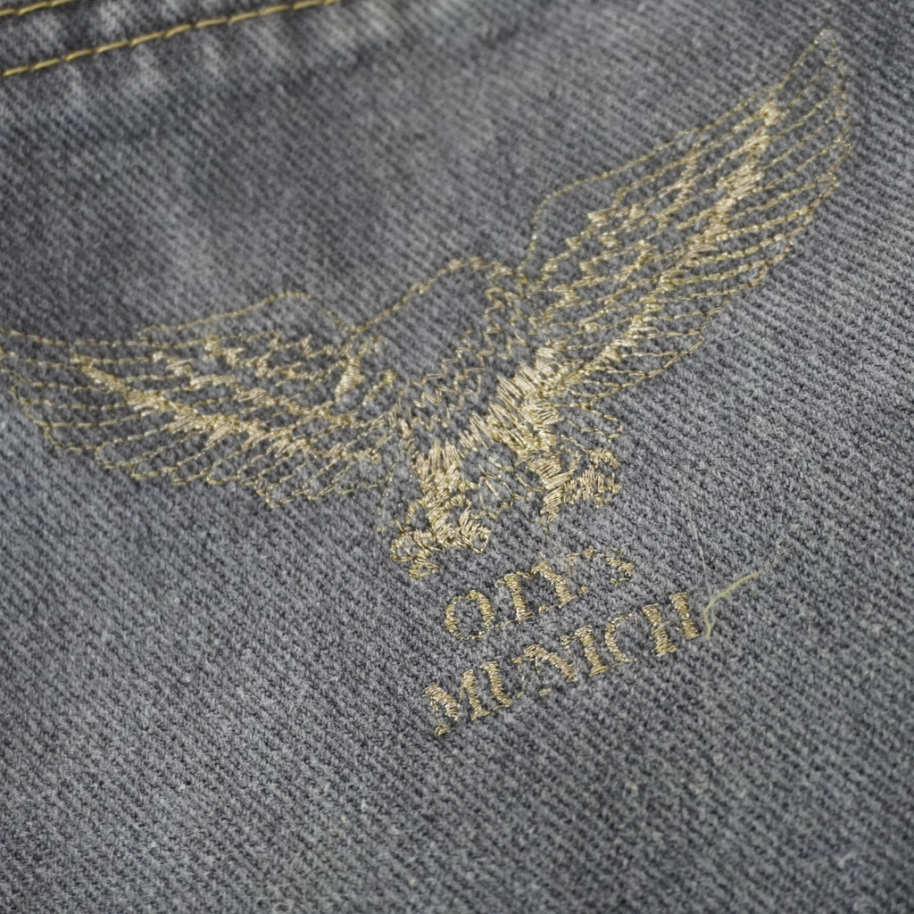 Pantalones Cortos Vaqueros Munich para Mujer Usados - Gris, M