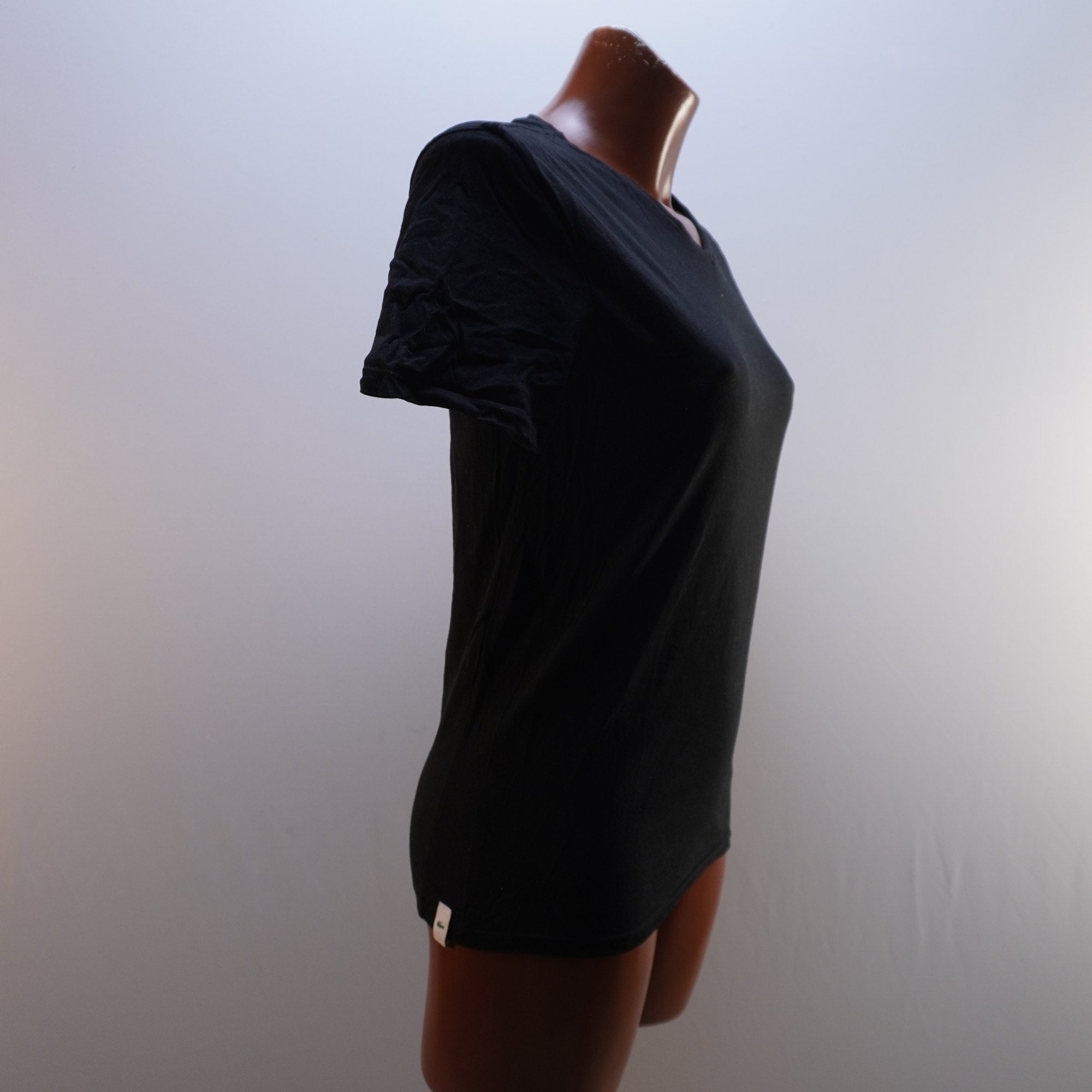 Camiseta Lacoste para Mujer Usada - Negra, S