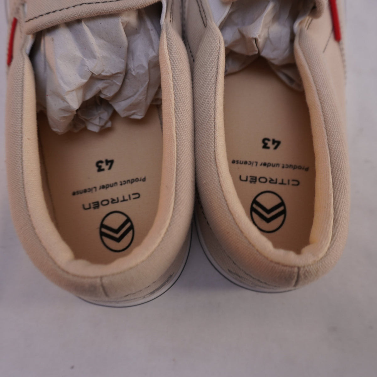 Zapatillas Citroën para Hombre Usadas - Beige, Talla 43
