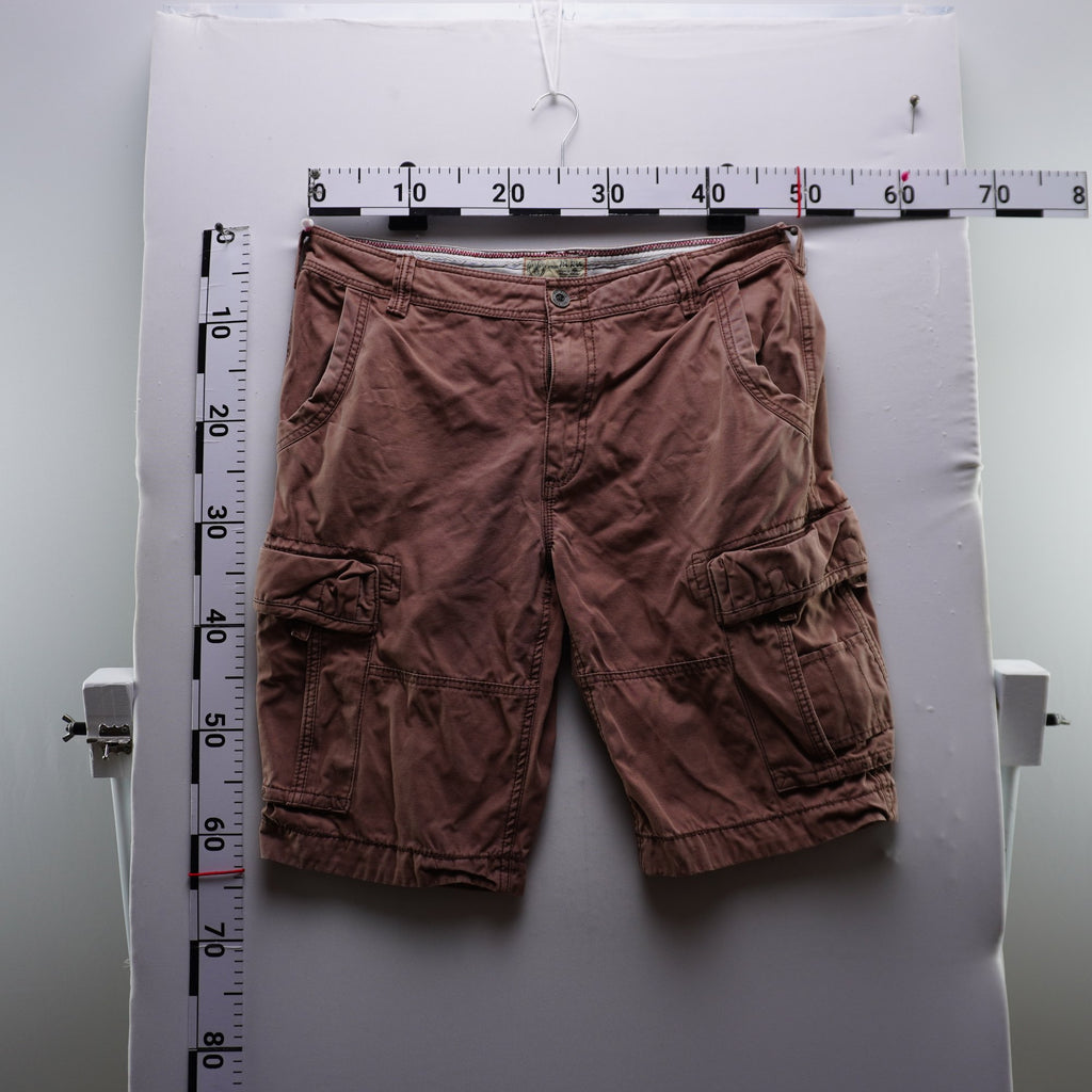 Pantalones Cortos Cargo Fat Face para Hombre - Marrón, XL, Usados en Muy Buen Estado