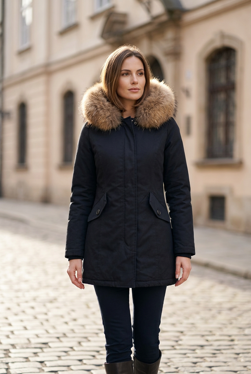 Gebrauchter Venue Parka für Damen - Schwarz, XS