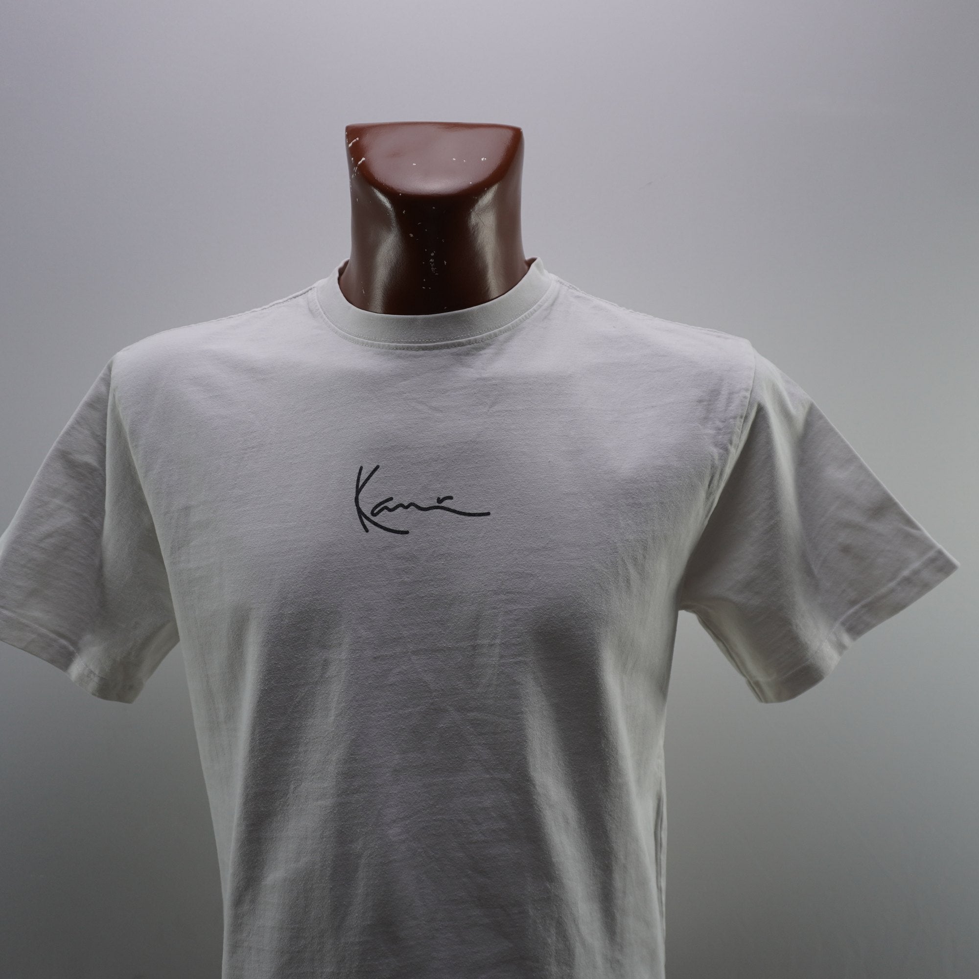 Camiseta de Manga Corta Karl Kani para Hombre Usada - Blanca, S