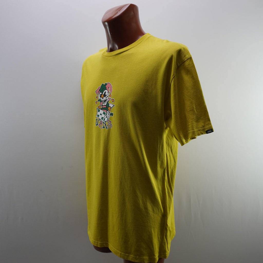 Camiseta de Manga Corta Vans para Hombre Usada - Amarillo, L