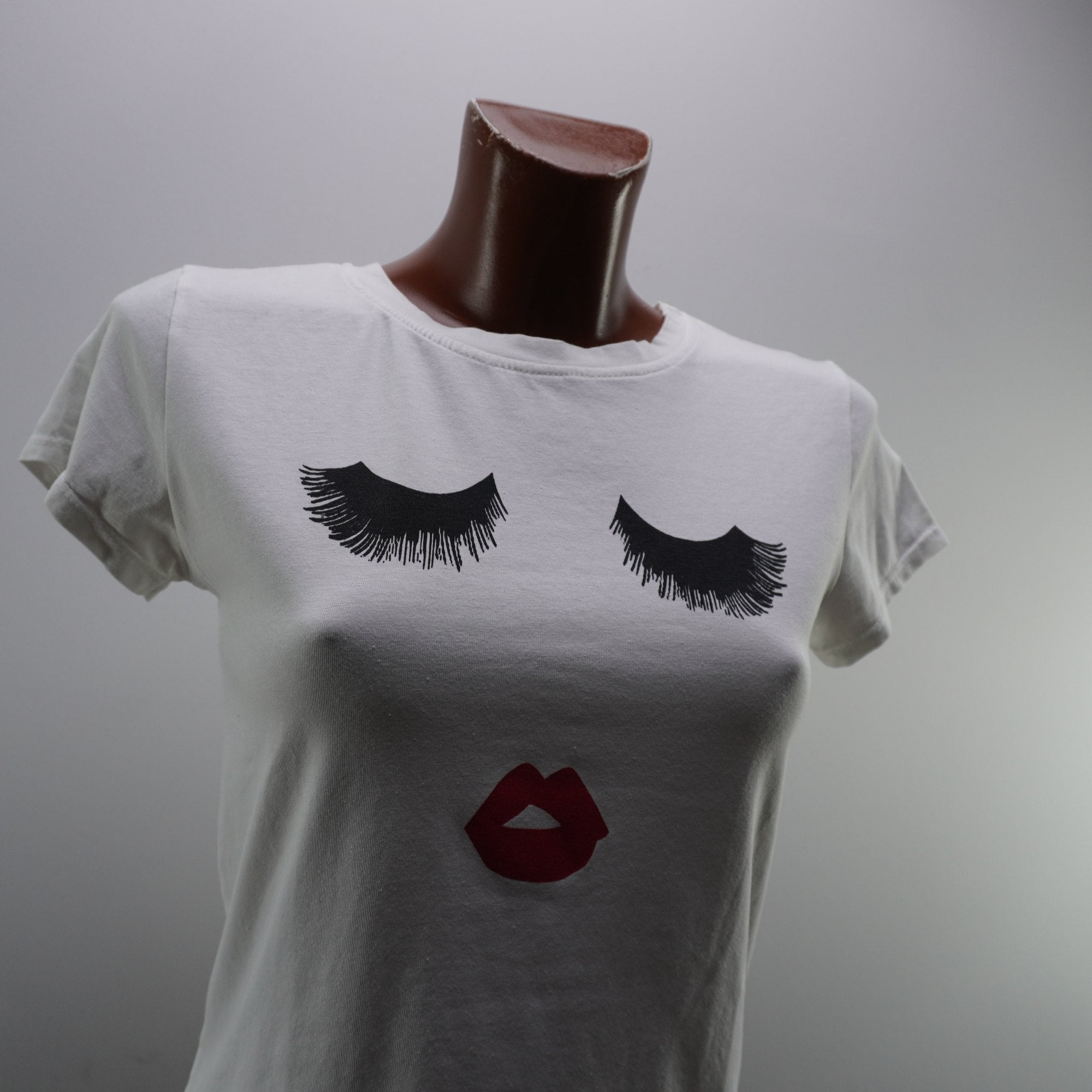 Camiseta de Manga Corta Rose Blu Candida para Mujer - Blanco, M (Usada en Muy Buen Estado)