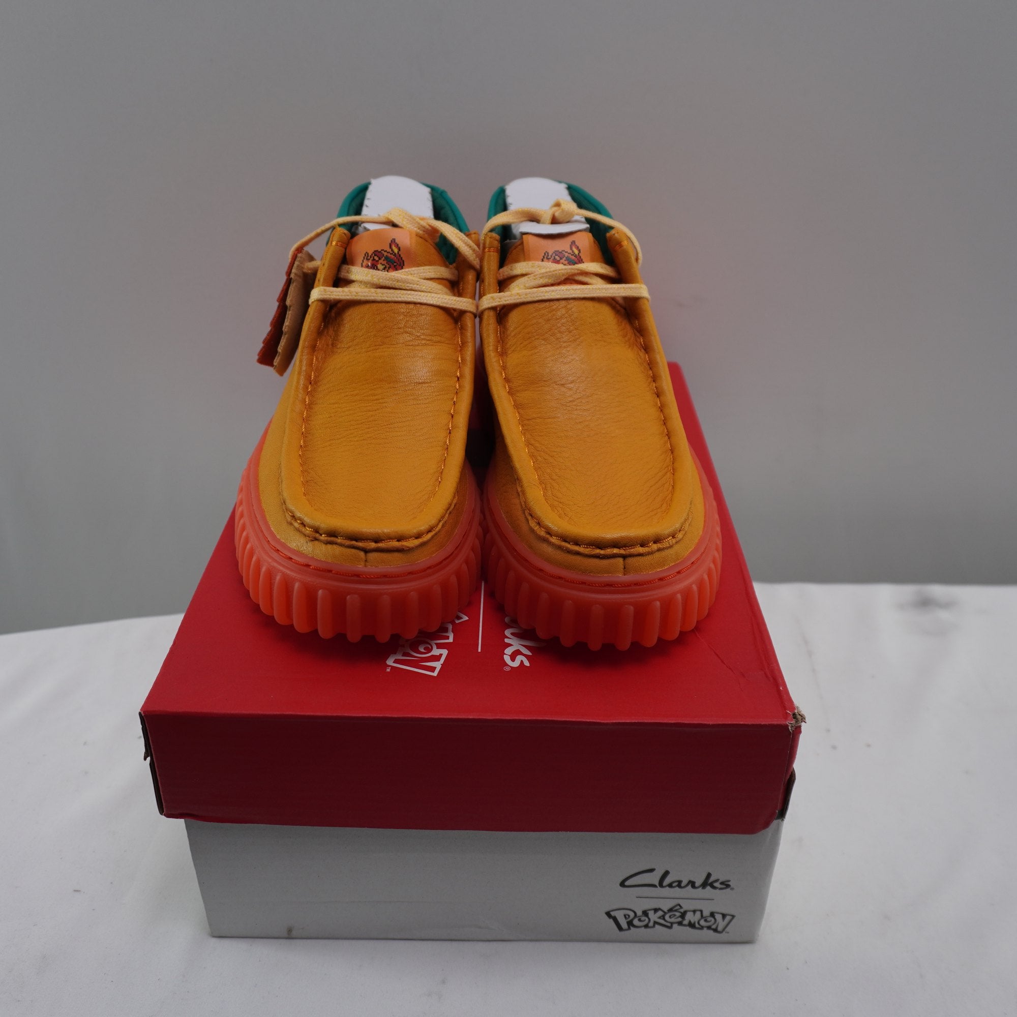 Zapatillas Clarks para Mujer Usadas - Naranja, Talla 36