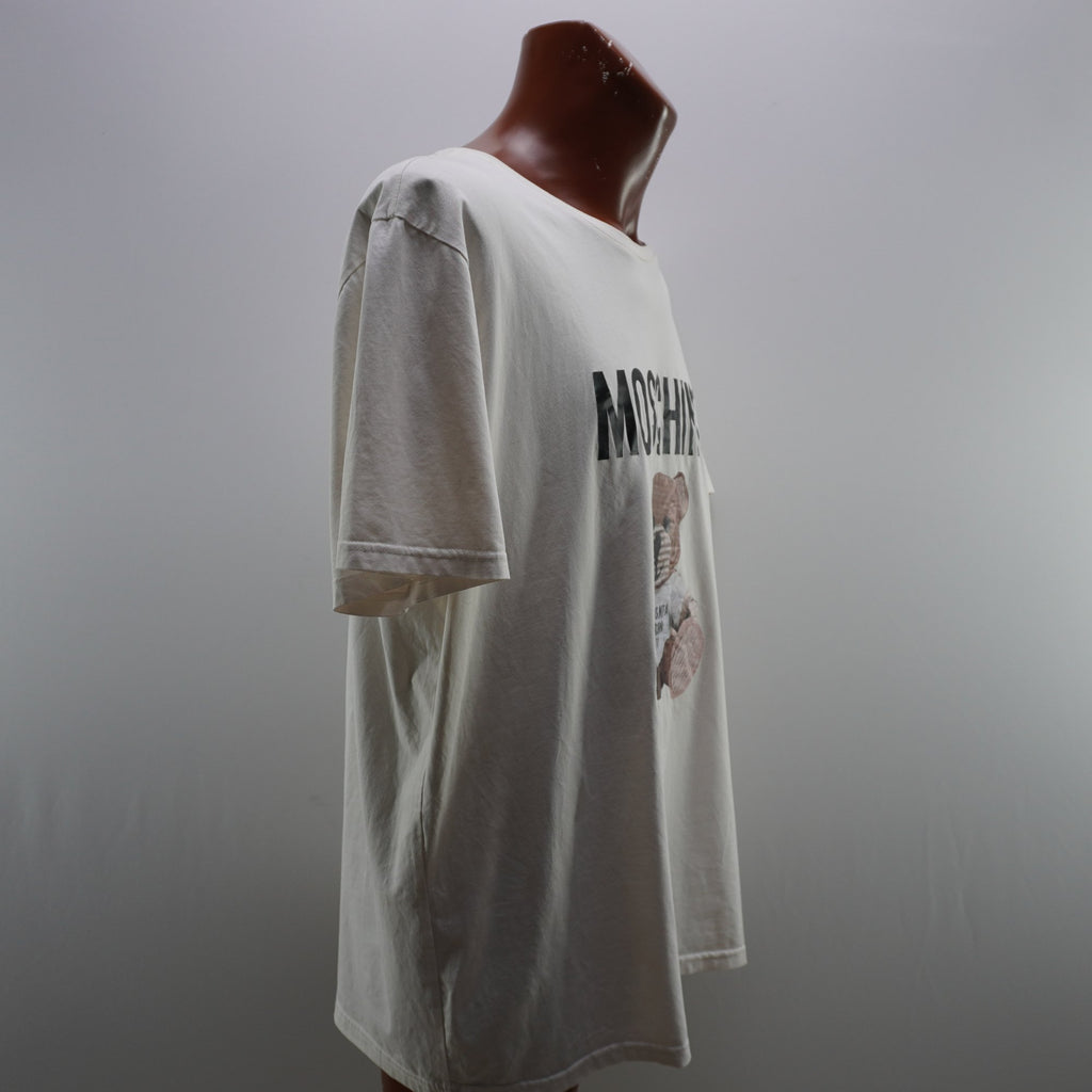 Camiseta Moschino para Hombre Usada - Blanca, 6XL