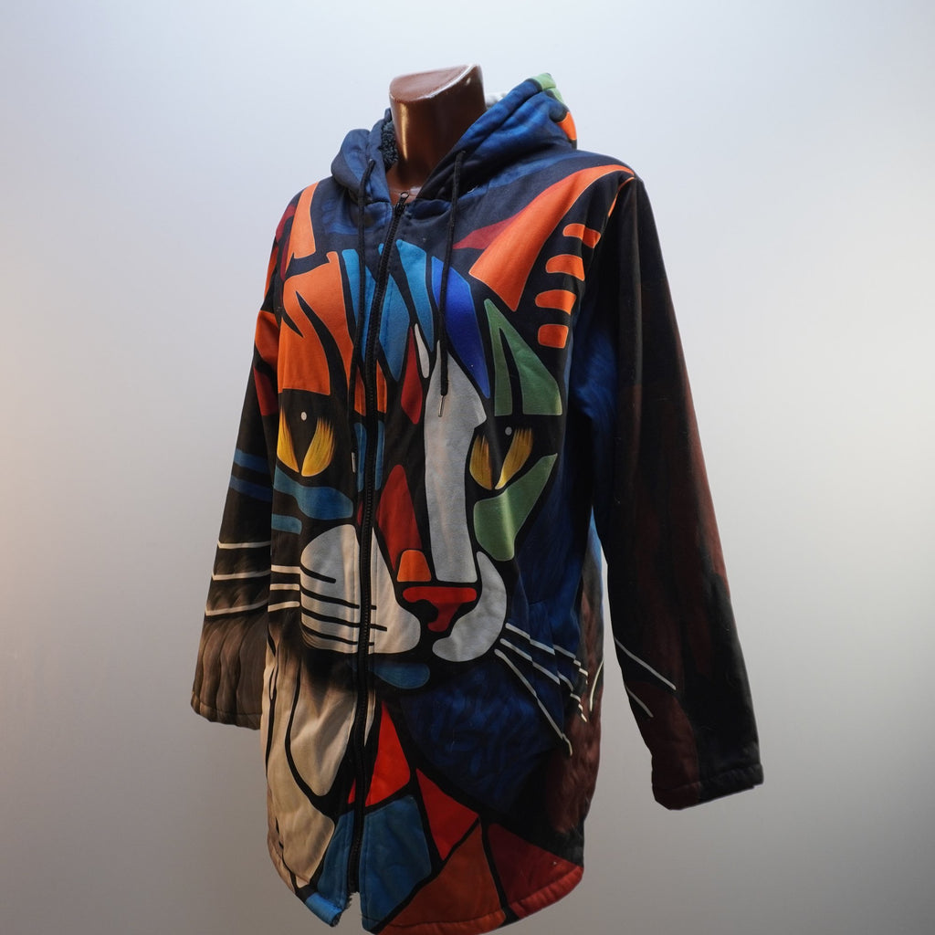 Parca Italian Style para Mujer Usada - Multicolor, M
