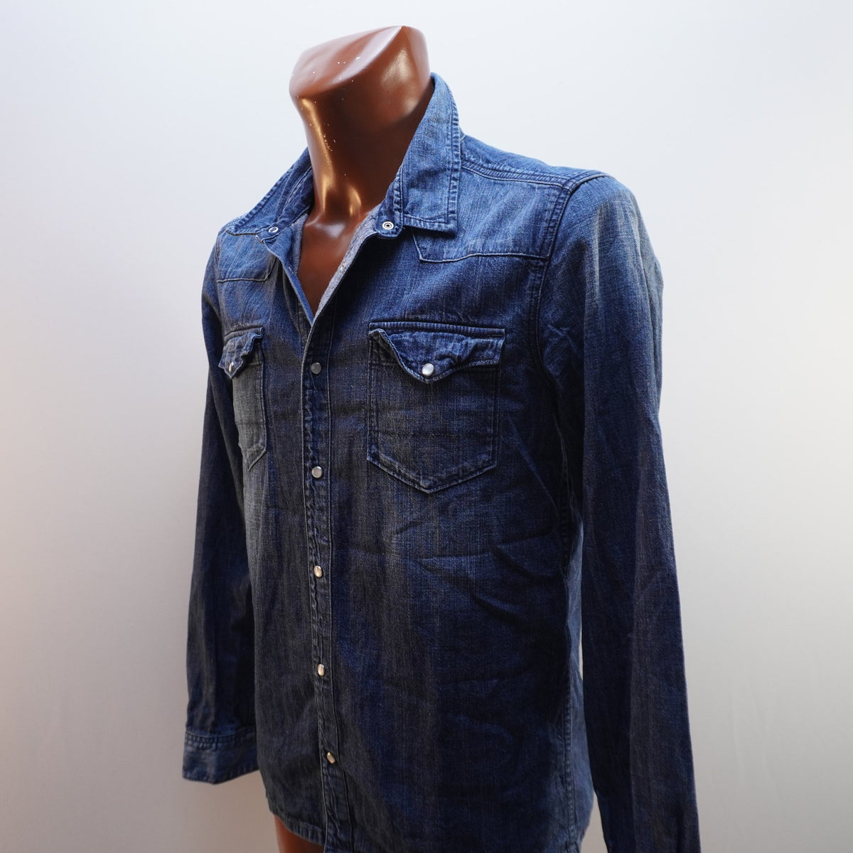 Camisa Henley Tommy Hilfiger para Hombre Usada - Azul, M