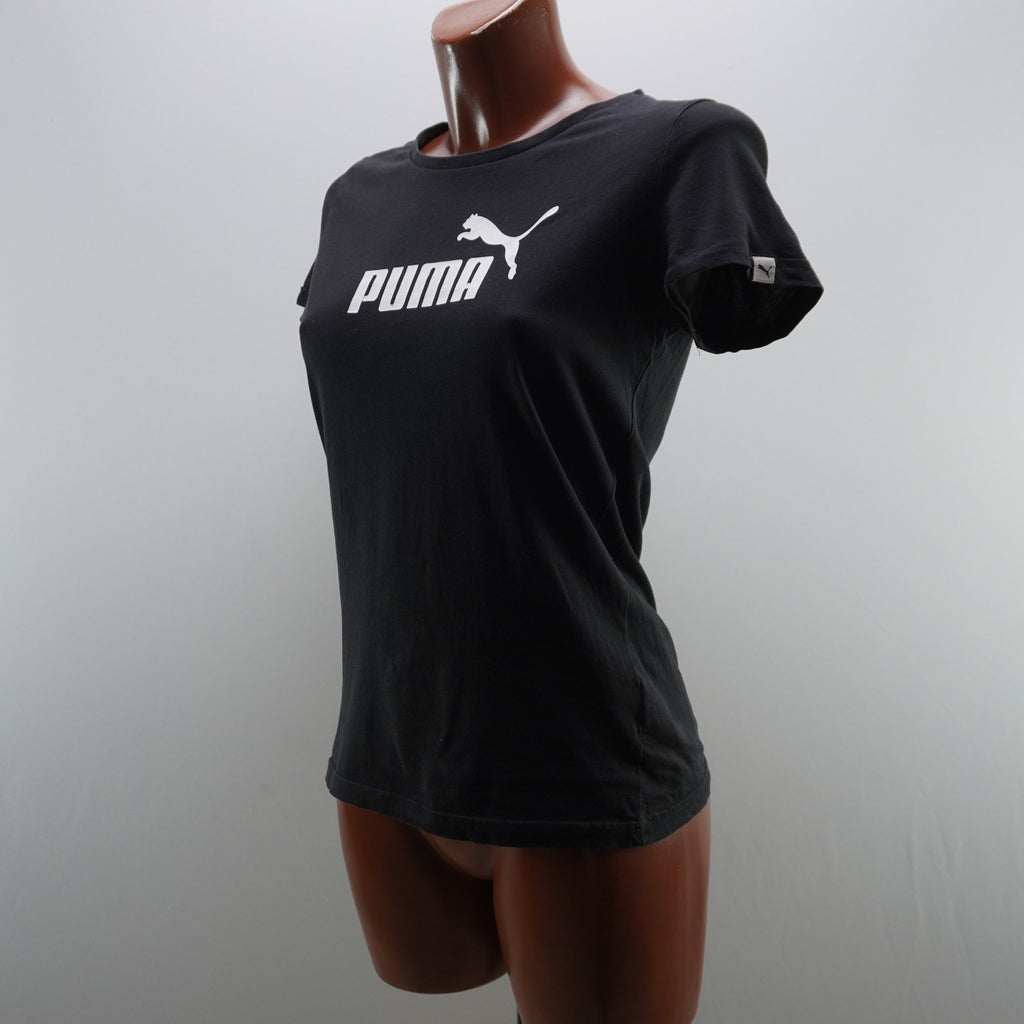 Camiseta de Manga Corta Puma para Mujer - Negro, L, Usada en Muy Buen Estado