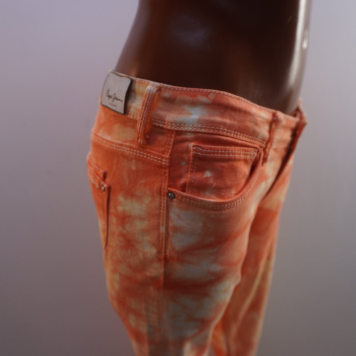 Vaqueros Pepe Jeans para Mujer Usados - Naranja, S