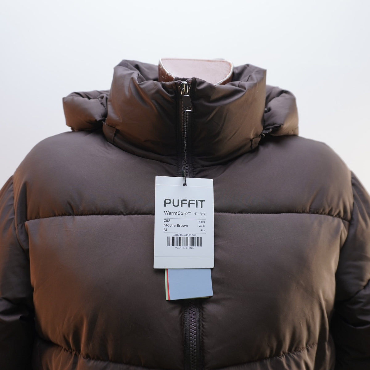 Parka Puffit para Mujer Usada - Marrón, M