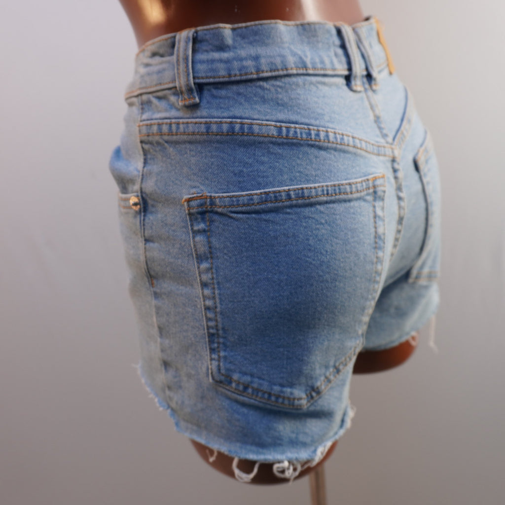 Pantalones Cortos Vaqueros Pull & Bear para Mujer Usados - Azul, S