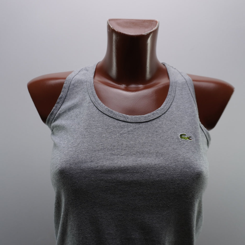 Camiseta Lacoste para Mujer Usada - Gris, M