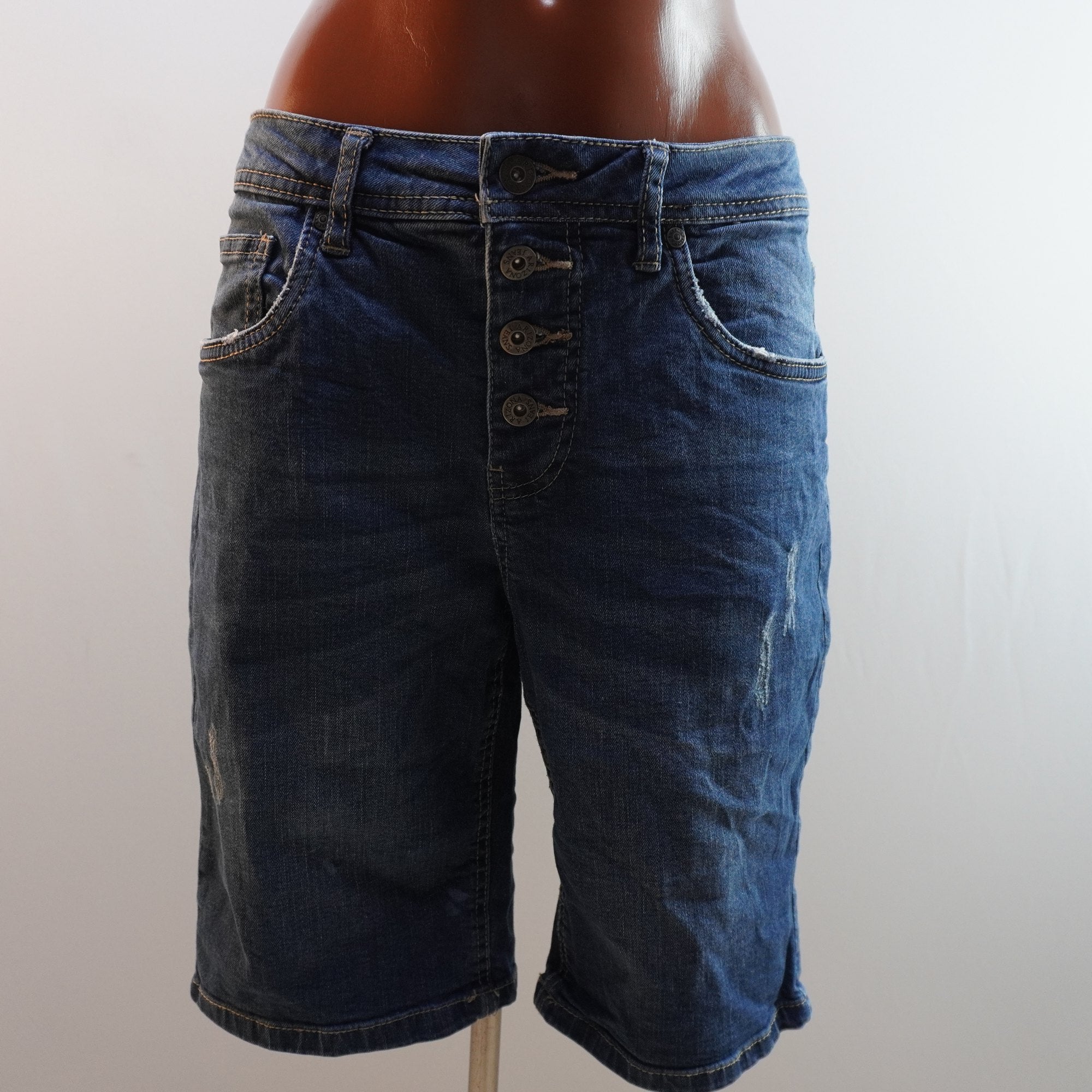 Pantalones Cortos Vaqueros Arizona para Mujer Usados - Azul, XL