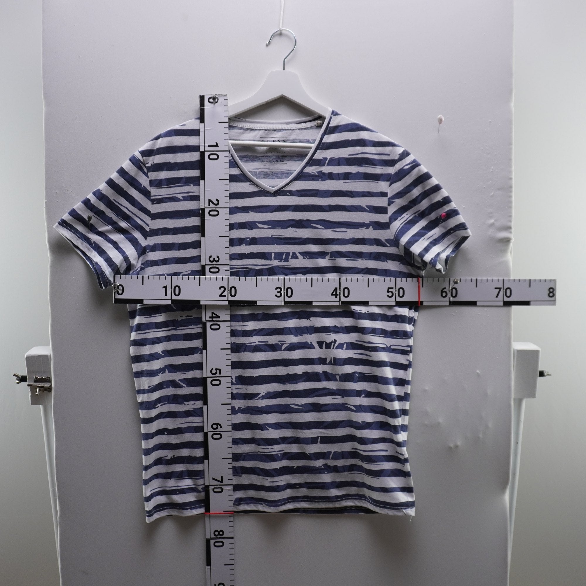 Camiseta de Manga Corta Guess para Mujer Usada - Azul, L