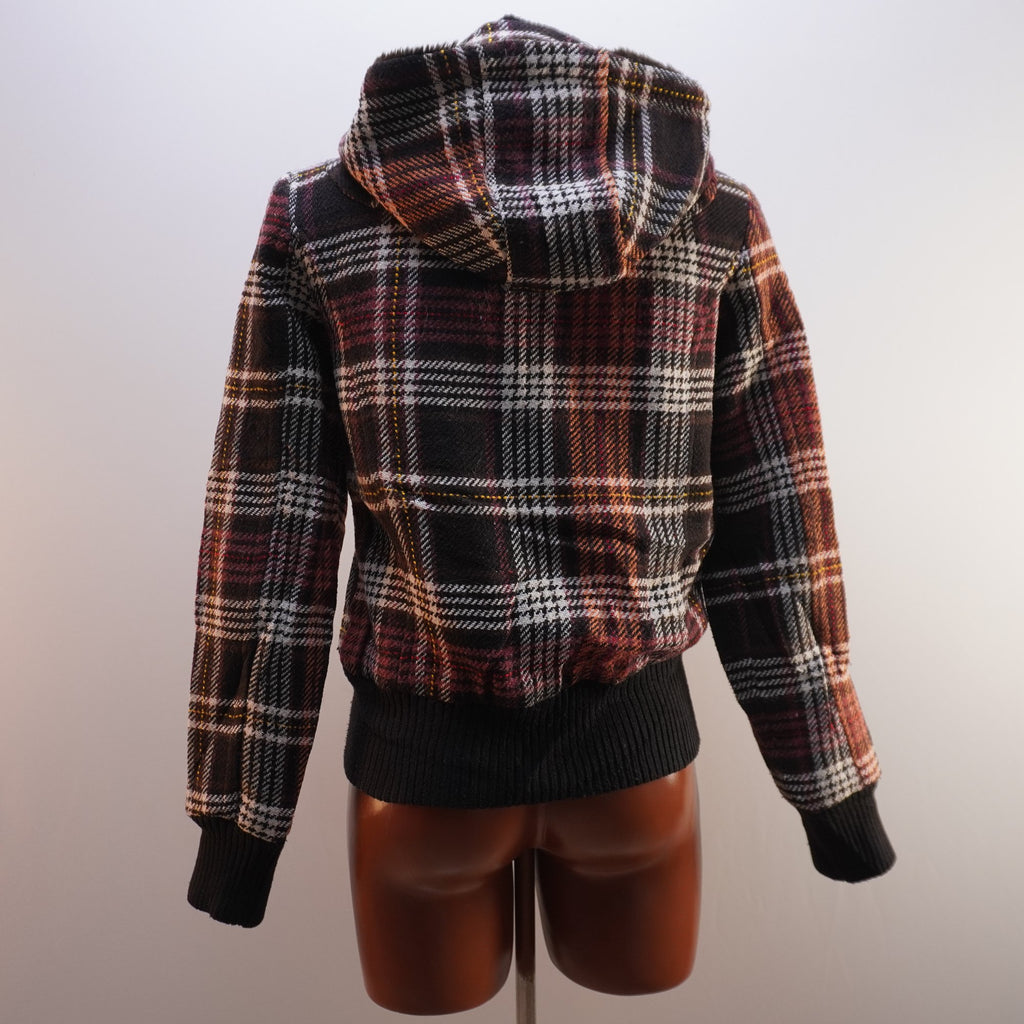 Abrigo Peacoat Fishbone para Mujer Usado - Multicolor, M
