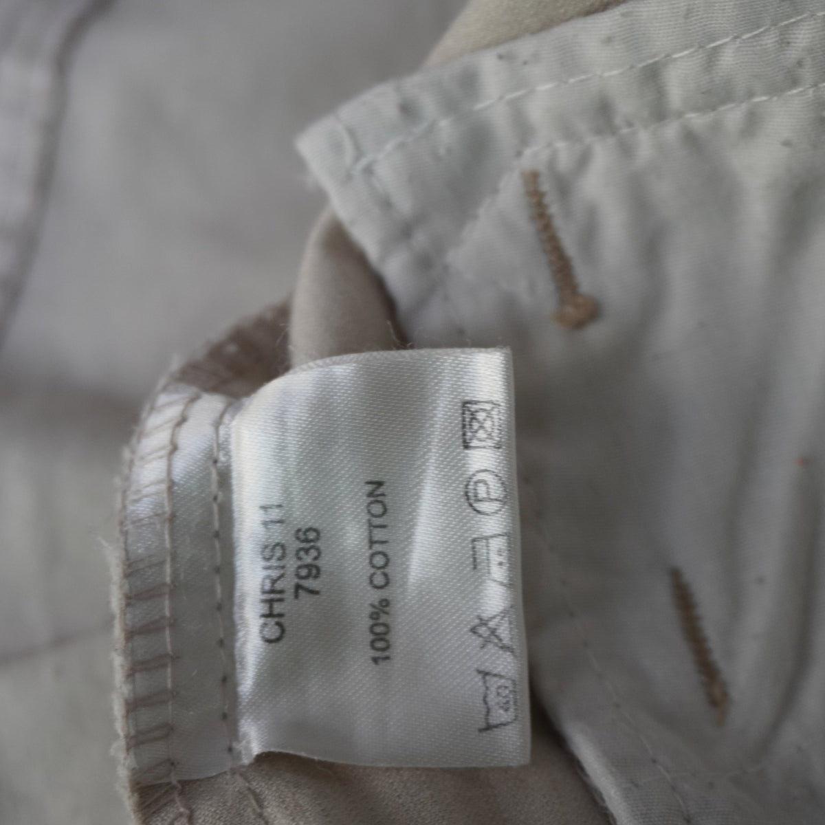 Cazadora Vaquera Caro para Mujer Usada - Beige, M