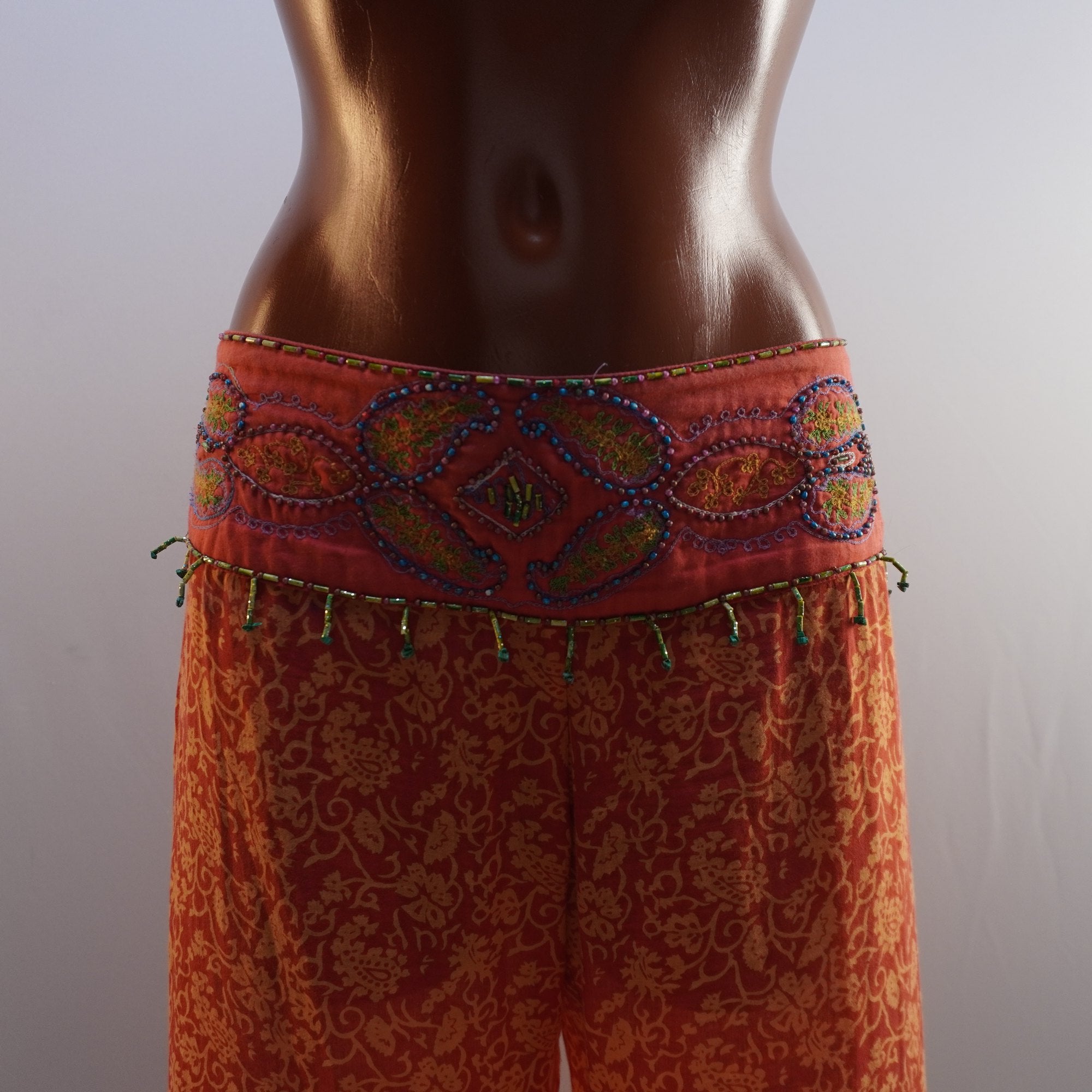 Pantalones Harén HHG para Mujer Usados - Naranja, L