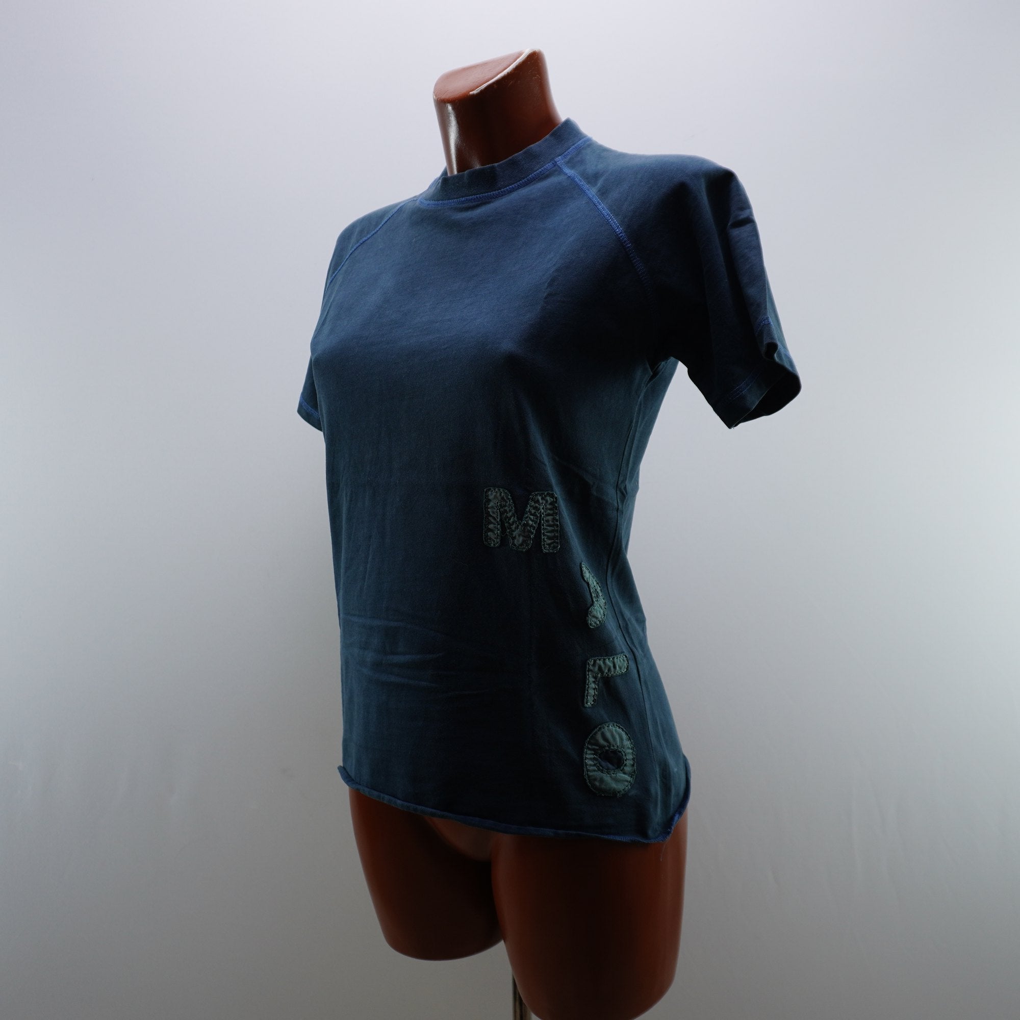 Camiseta Mda Mujer Usada - Azul, Pequeño (S)