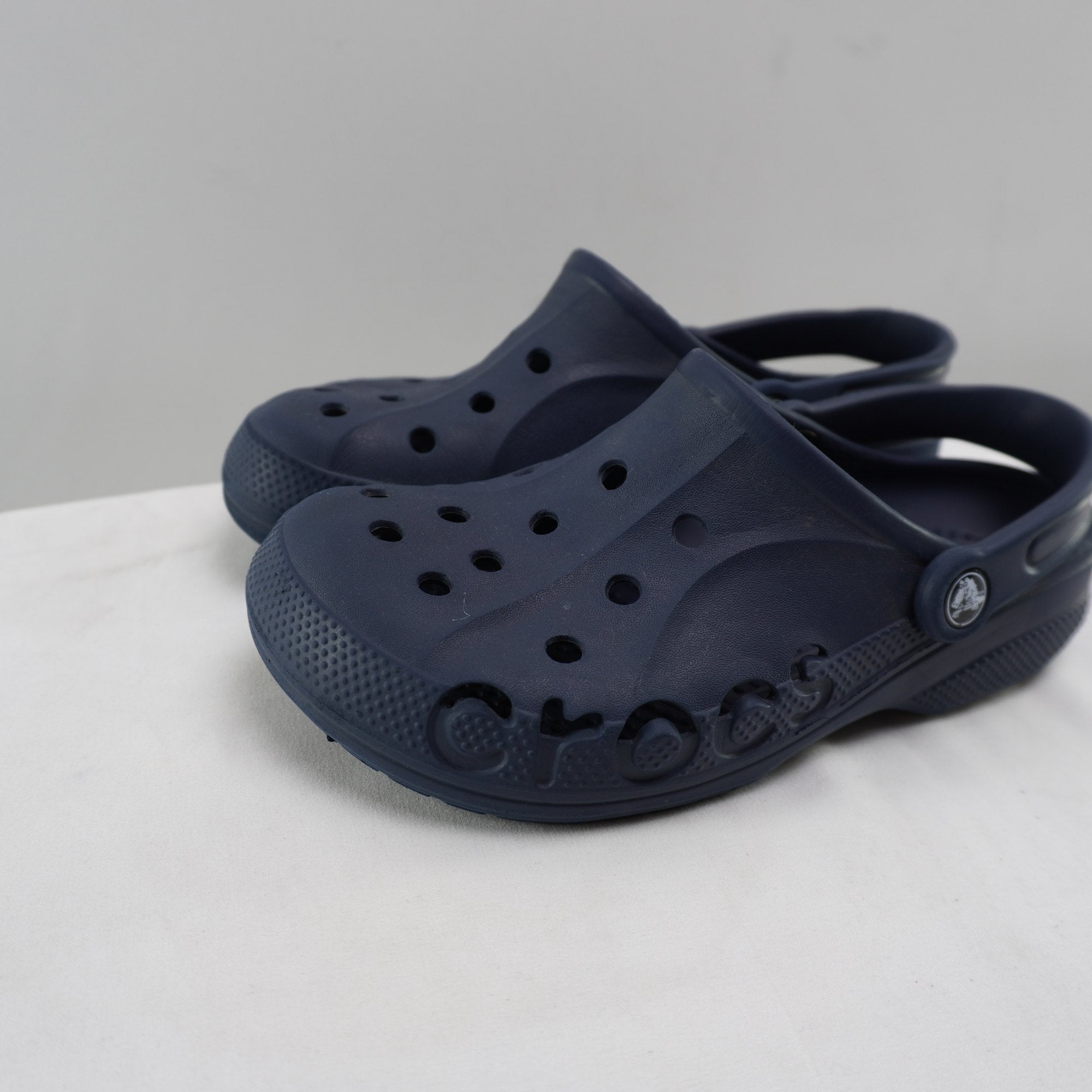 Zapatos Deportivos Crocs para Mujer Usados - Azul Marino, Muy Buen Estado